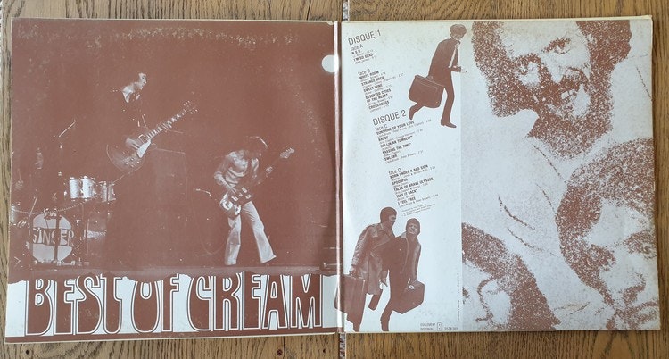 Cream, Best of. Vinyl 2LP