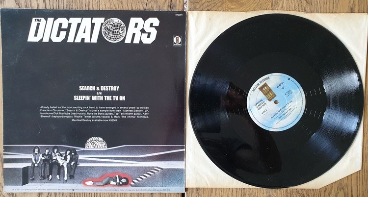 The Dictators, Search and Destroy. Vinyl S 12"