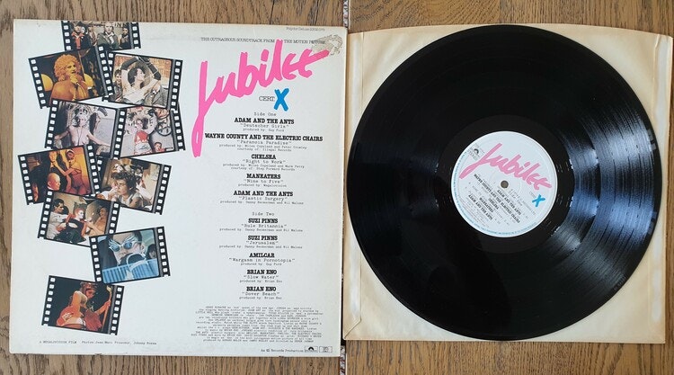 Jubilee Cert X, Soundtrack. Vinyl LP