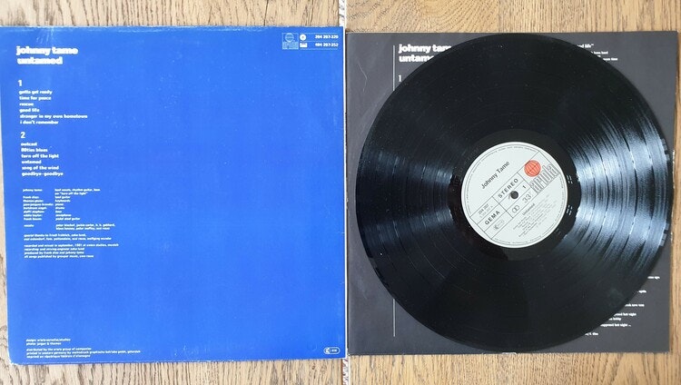 Johnny Tame, Untamed. Vinyl LP