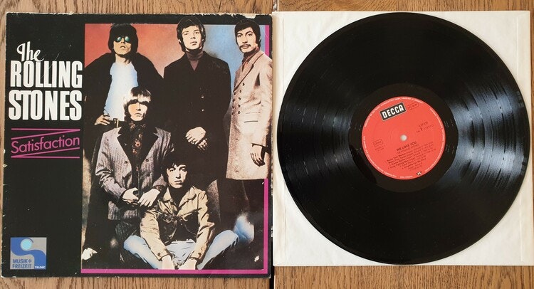 Rolling Stones, Satisfaction. Vinyl LP