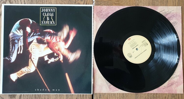 Johnny Clegg and Savuka, Shadow man. Vinyl LP