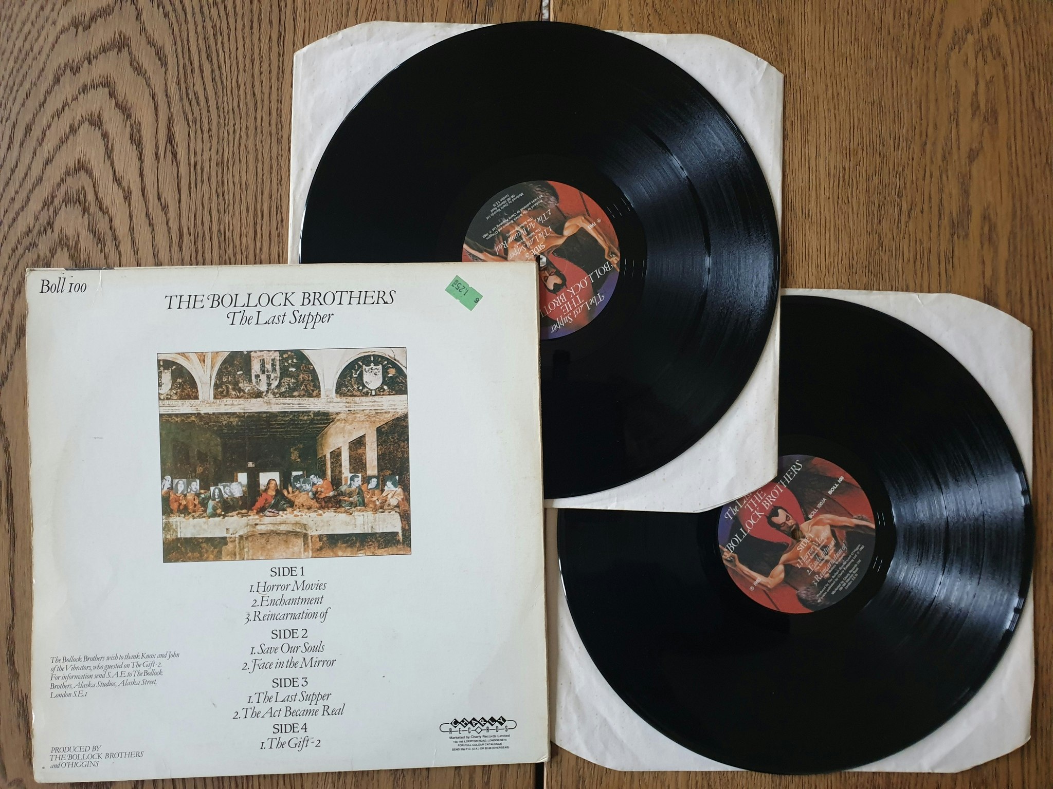 The Bollock Brothers, The Last supper. Vinyl 2LP