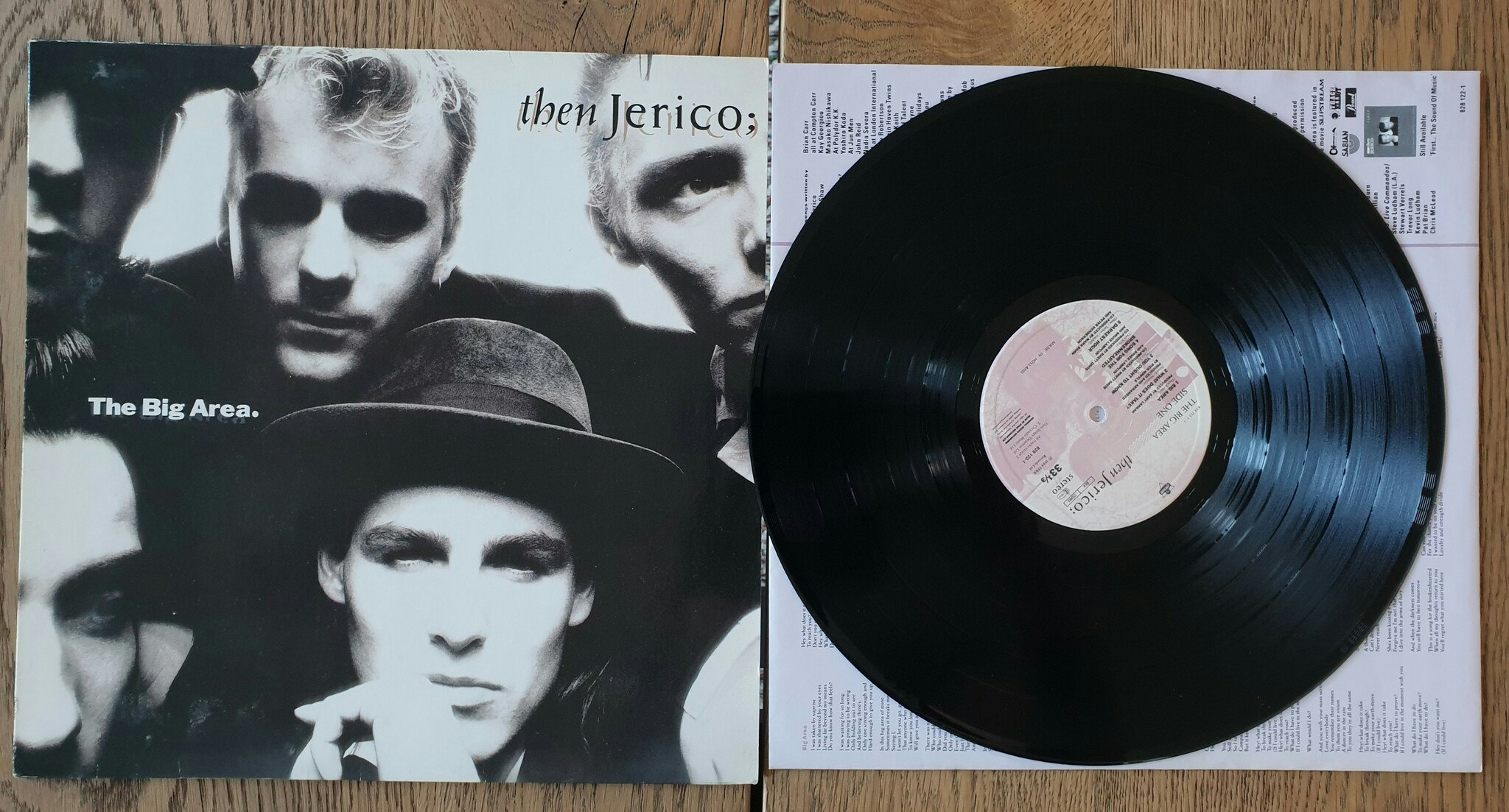 then Jerico, The Big Area. Vinyl LP