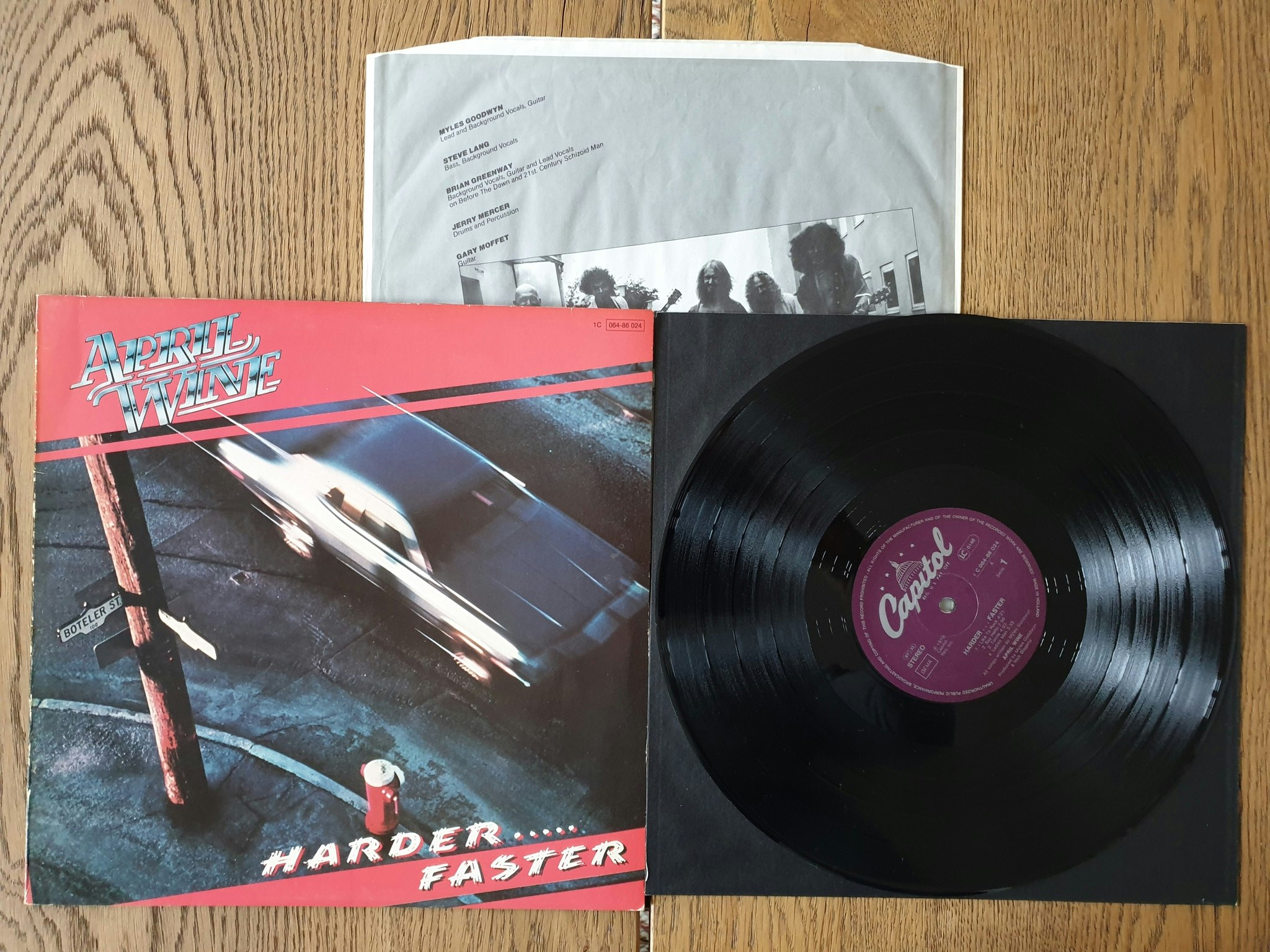April Wine, Harder…Faster. Vinyl LP