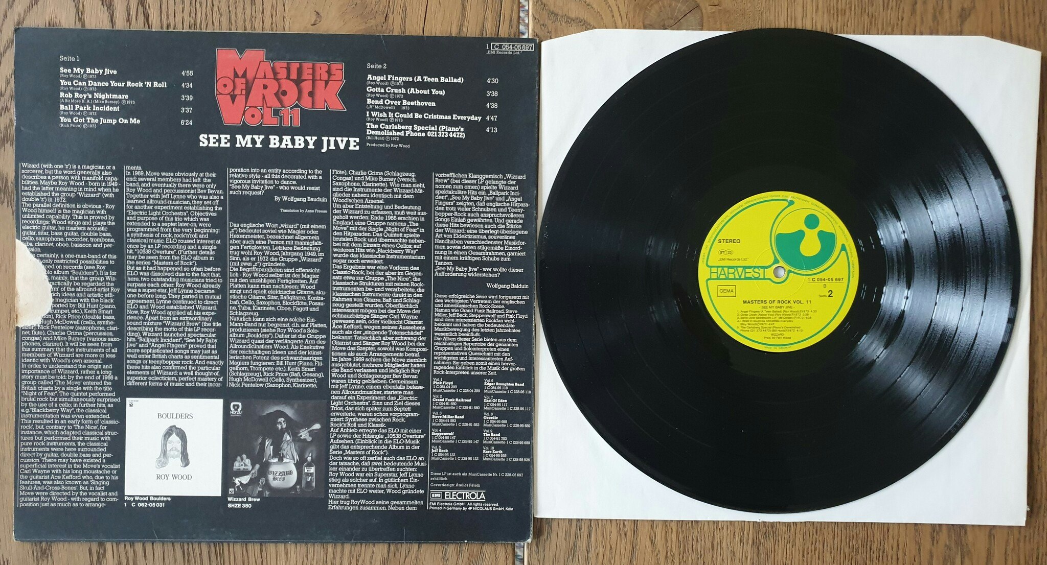 Wizzard, Masters of Rock vol 11. Vinyl LP