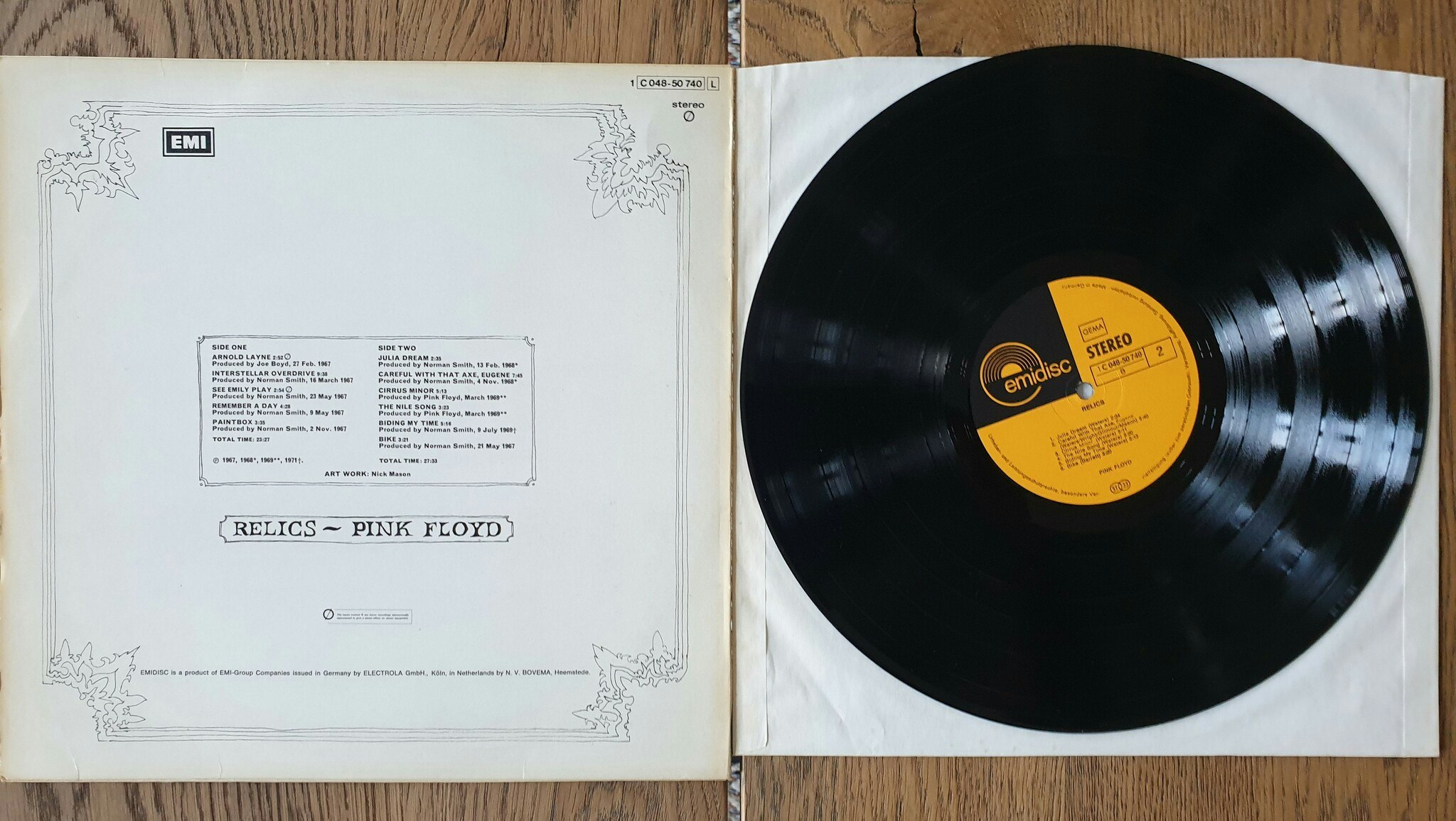 Pink Floyd, Relics. Vinyl LP