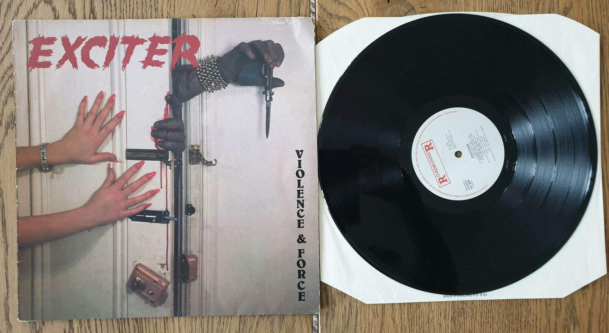 Exciter, Violence & Force. Vinyl LP