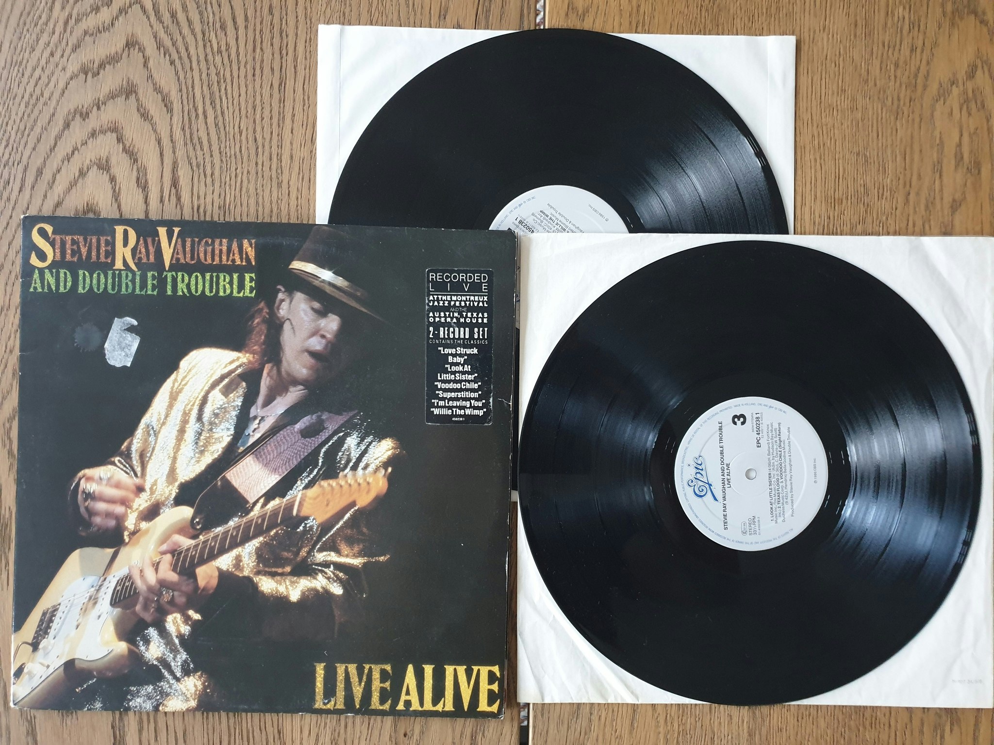 Stevie Ray Vaughan and Double Trouble, Live alive. Vinyl 2LP