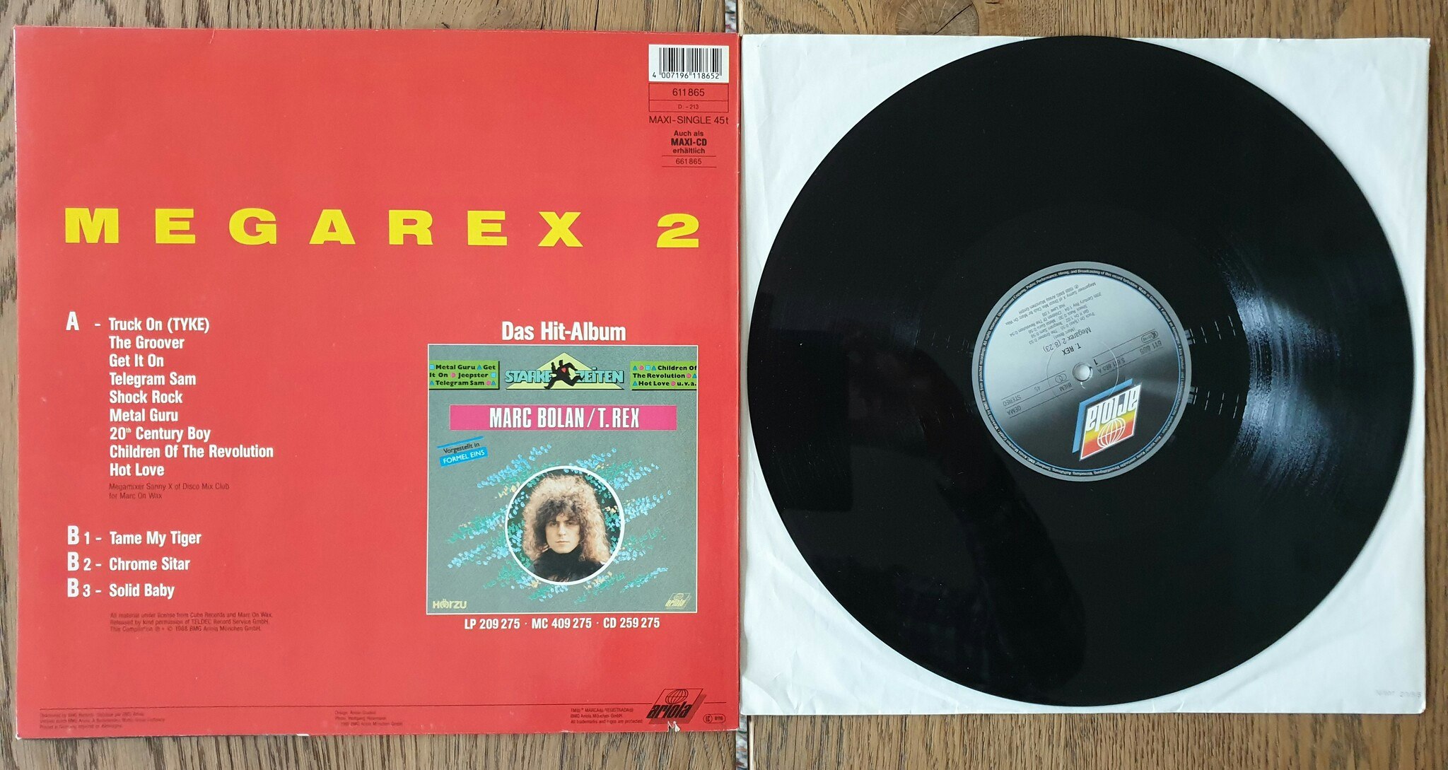 T. Rex, Megarex 2. Vinyl S 12"