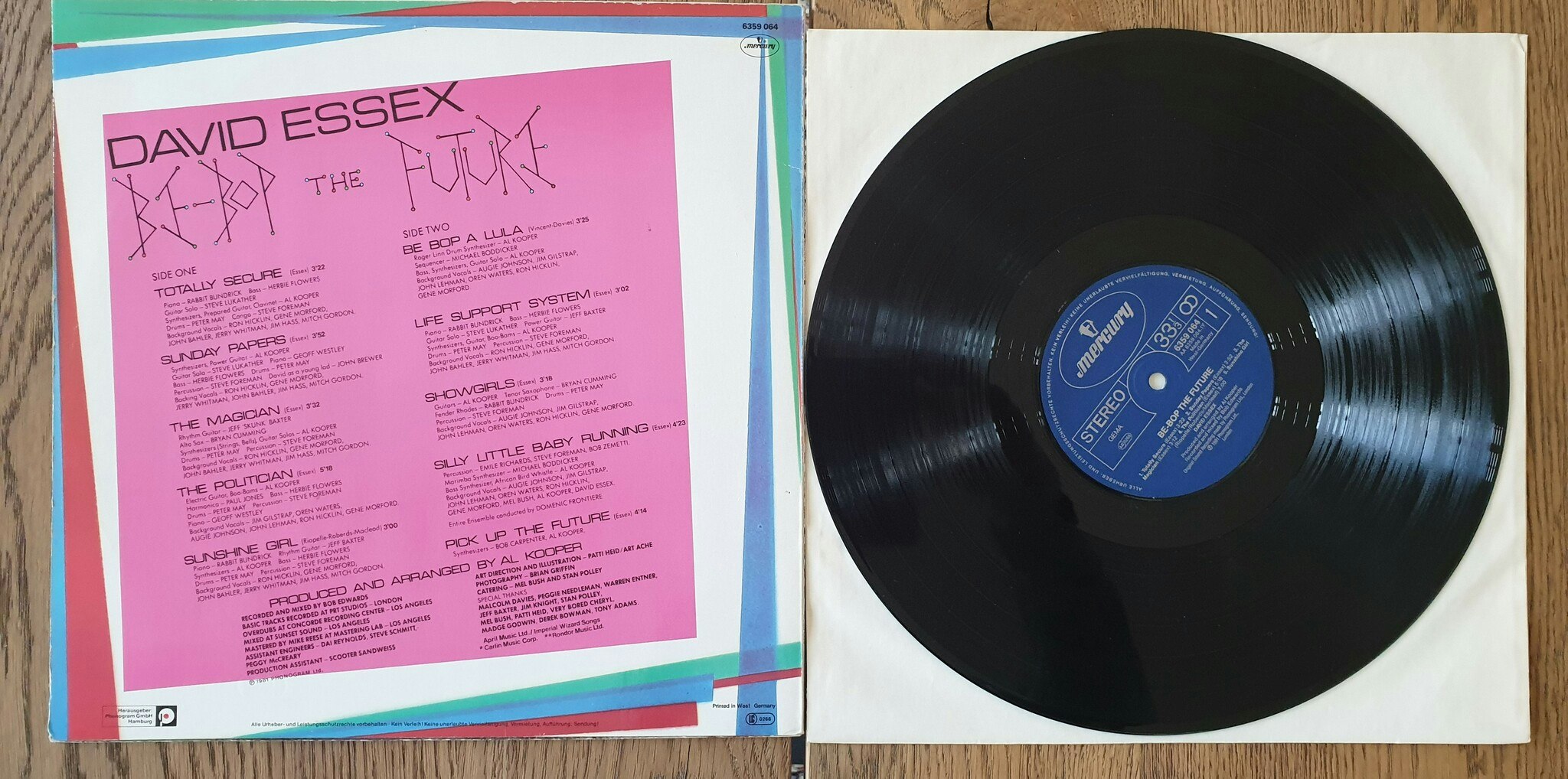 David Essex, Be-Bop the future. Vinyl LP