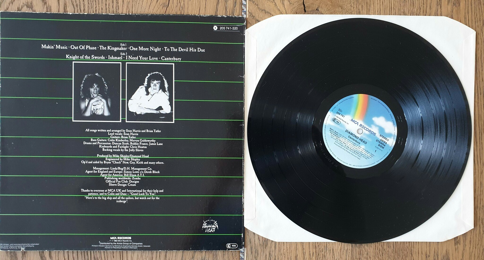 Diamond Head, Canterbury. Vinyl LP