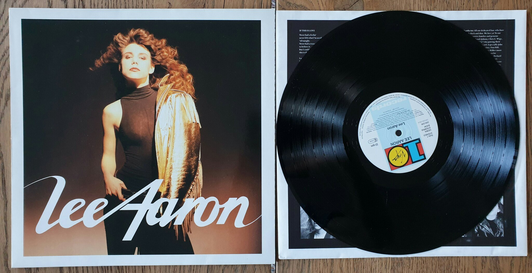 Lee Aaron, Lee Aaron. Vinyl LP