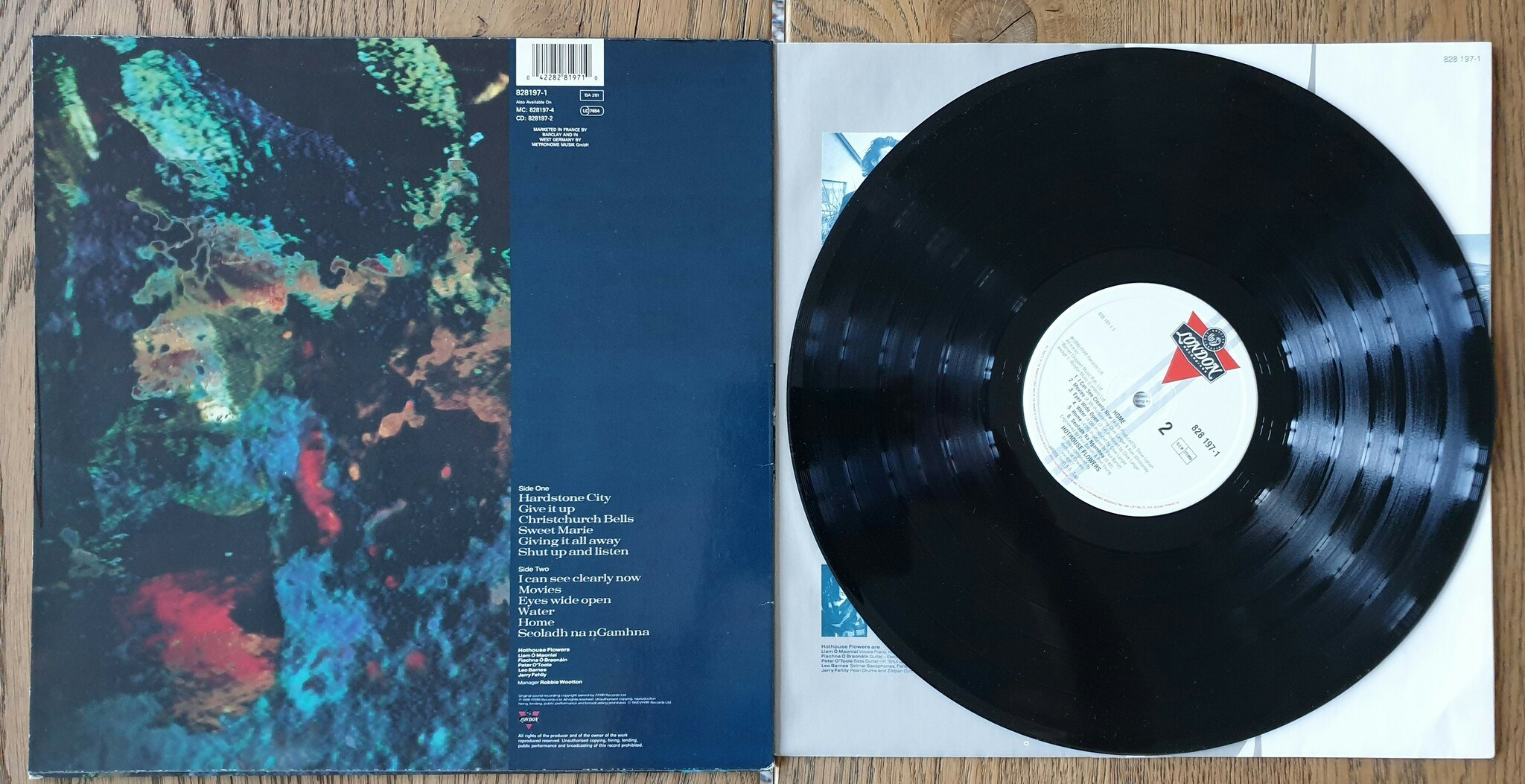 Hothouse Flowers, Home. Vinyl LP