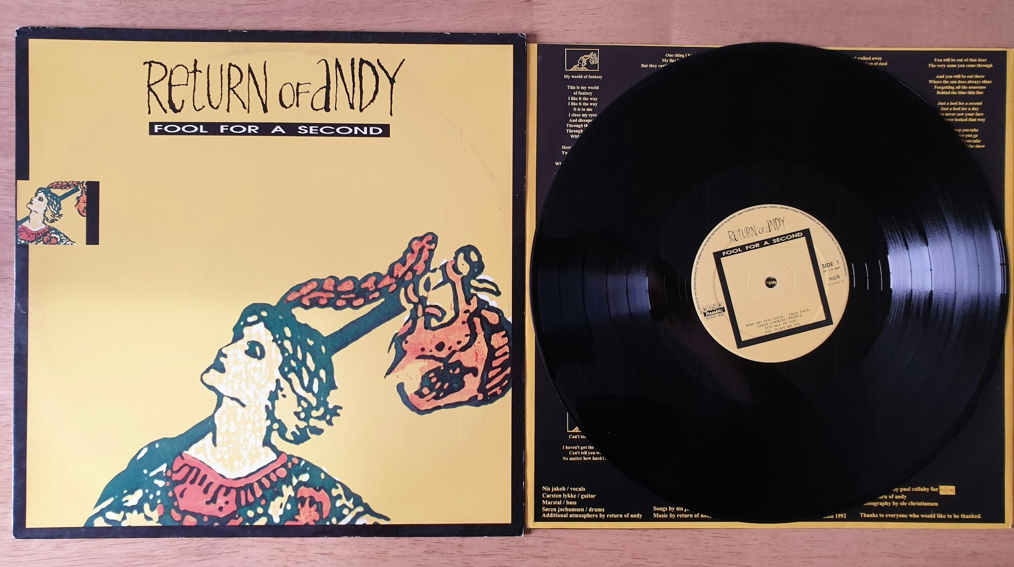 Return of Andy, Fool for a second. Vinyl LP