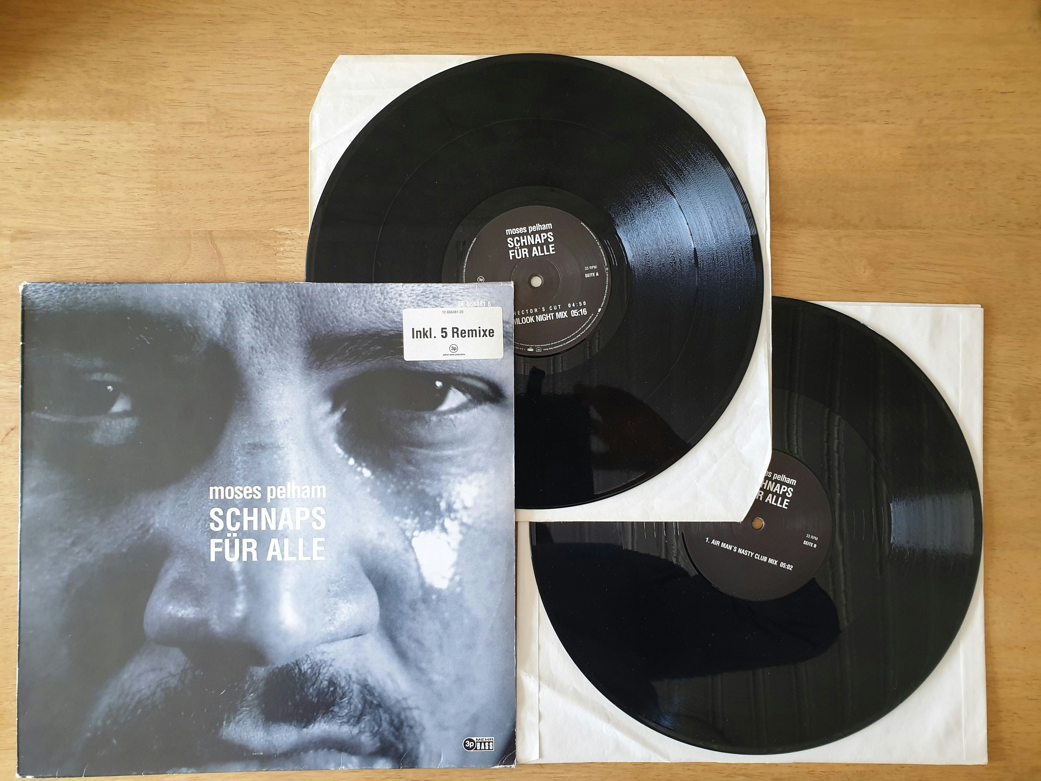 Moses Pelham, Schnaps für alle. Vinyl S 12"