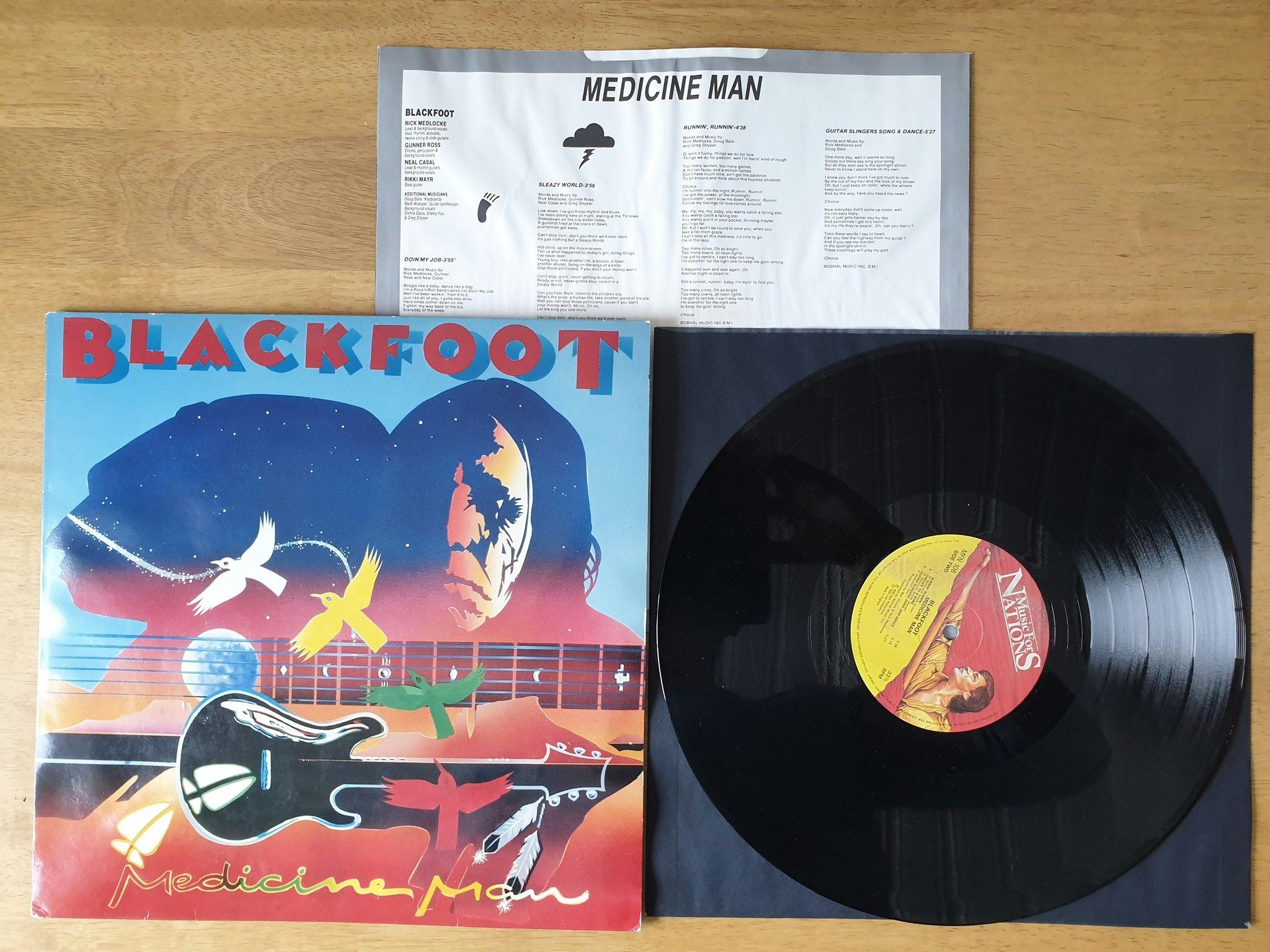 Blackfoot, Medicine man. Vinyl LP
