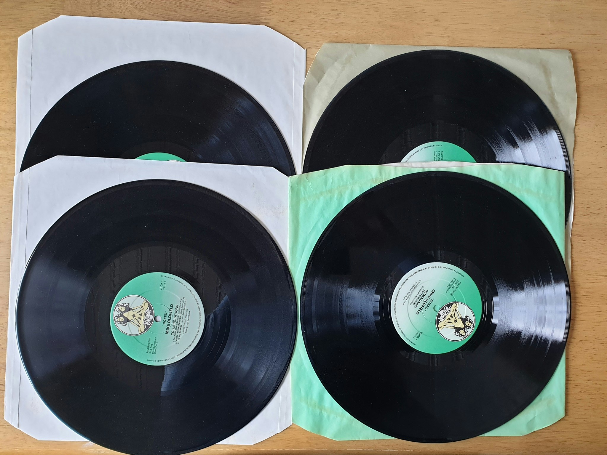Mike Oldfield, Boxed. Vinyl 4LP