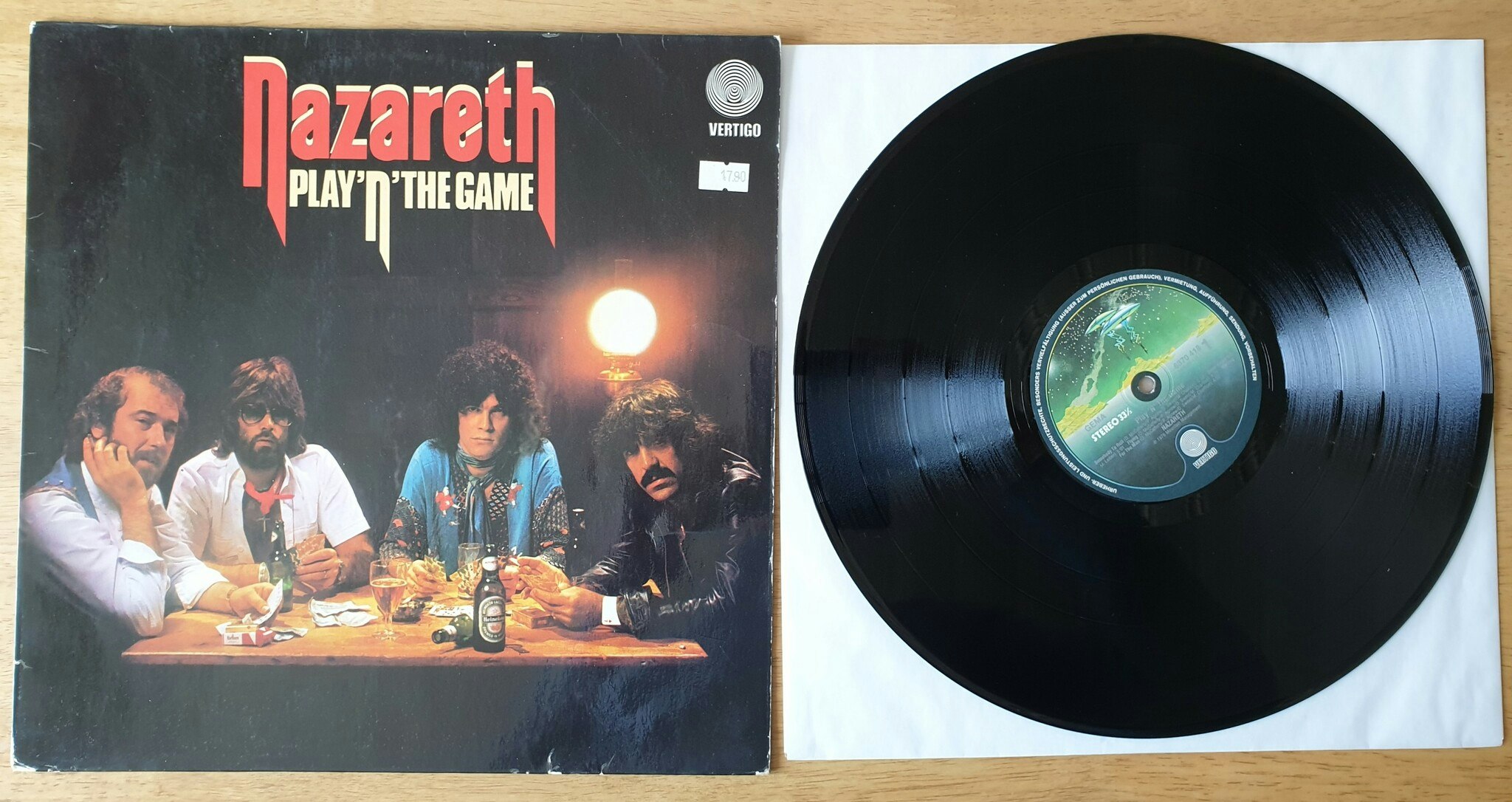 Nazareth, Play 'n' the game. Vinyl LP