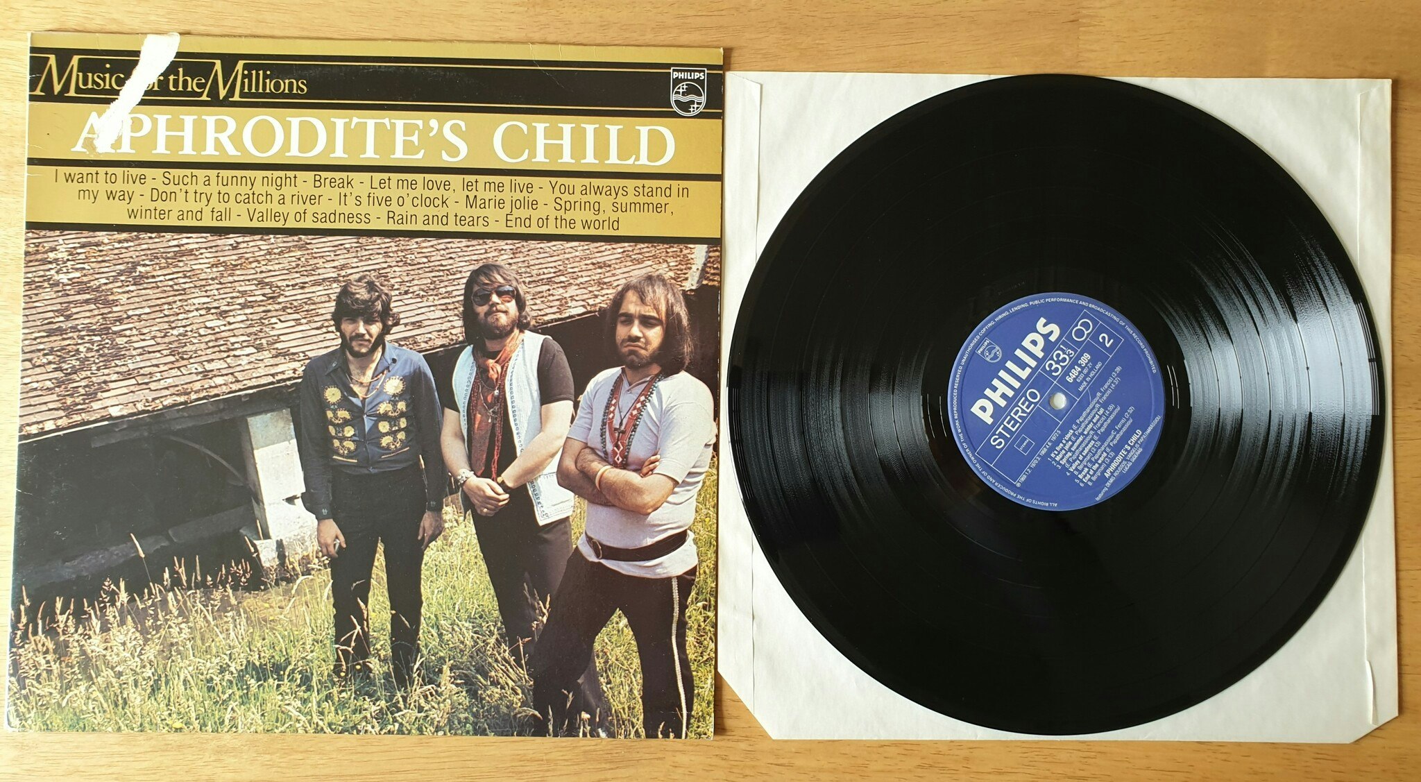 Aphrodites Child, Aphrodites Child. Vinyl LP