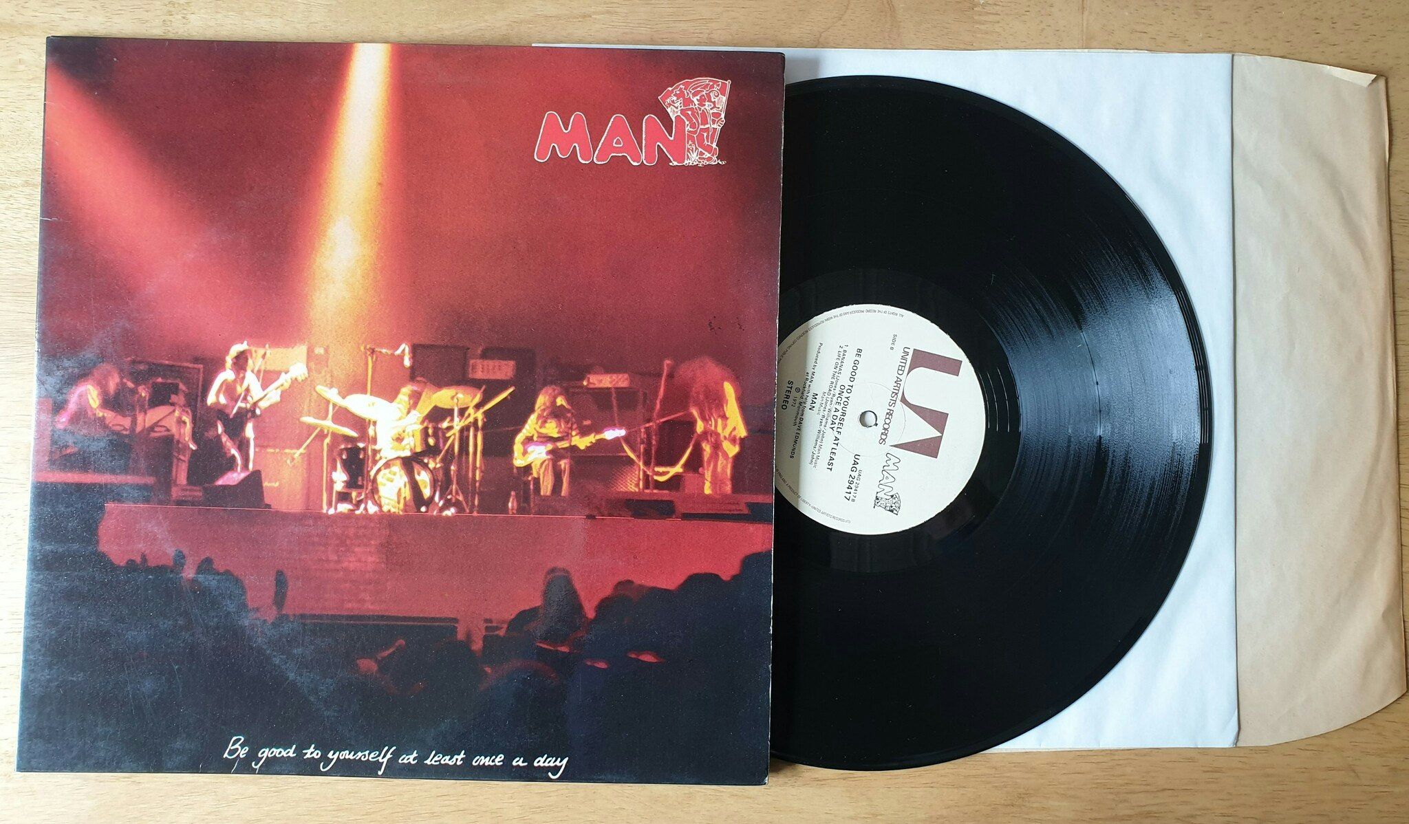 Man, Be good to yourself at least once a day. Vinyl LP