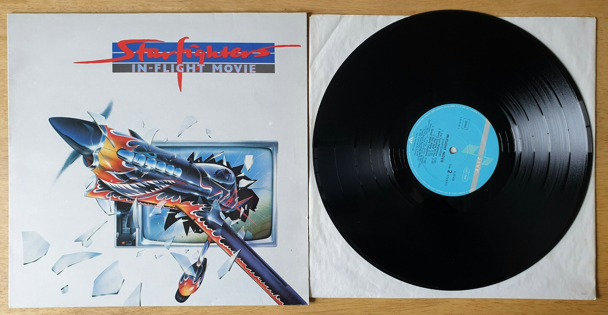 Starfighters, In-flight movie. Vinyl LP