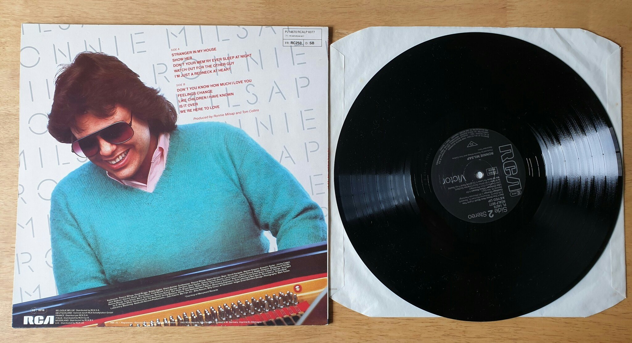 Ronnie Milsap, Keyed up. Vinyl LP
