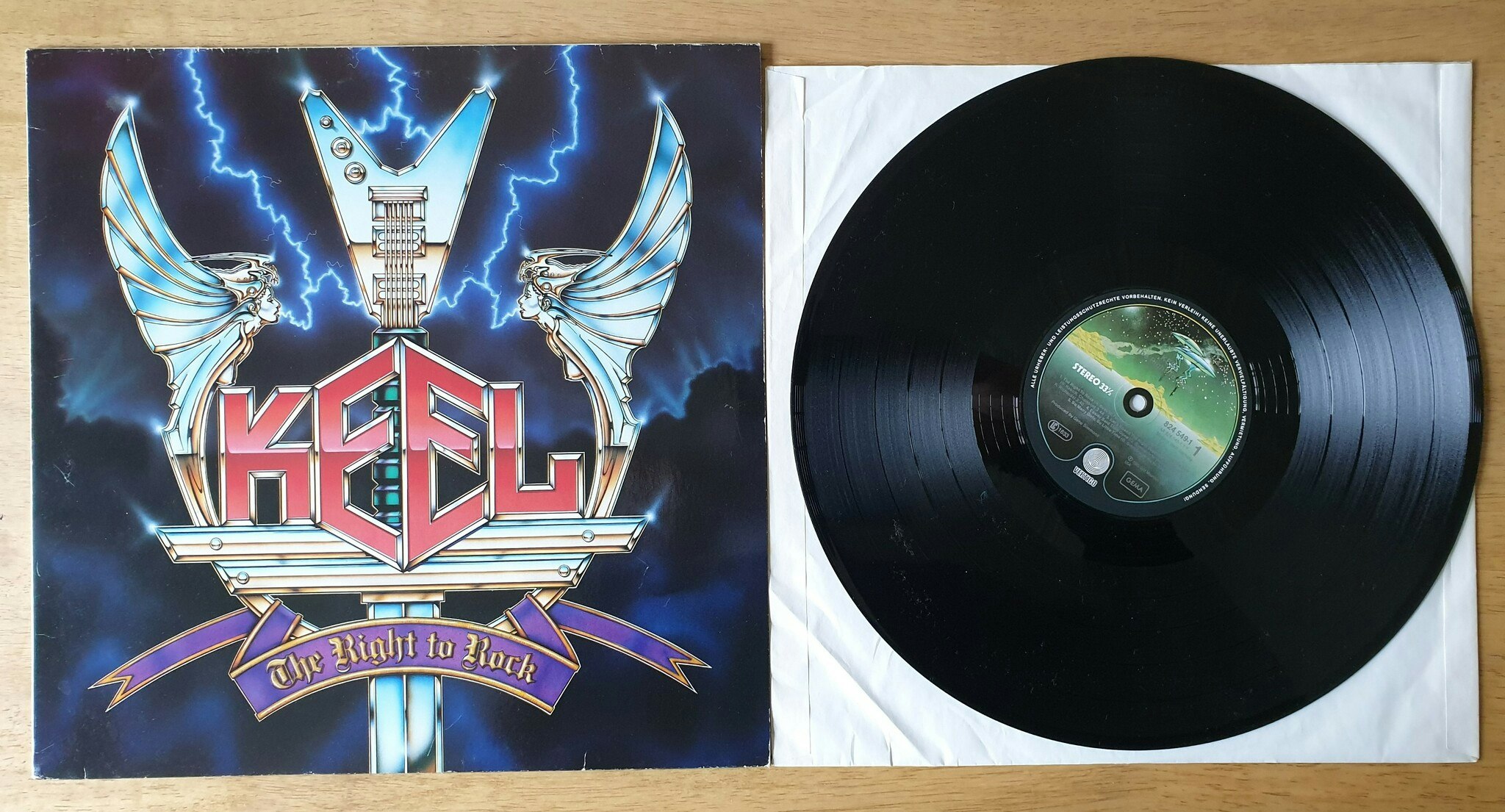 Keel, The right to rock. Vinyl LP