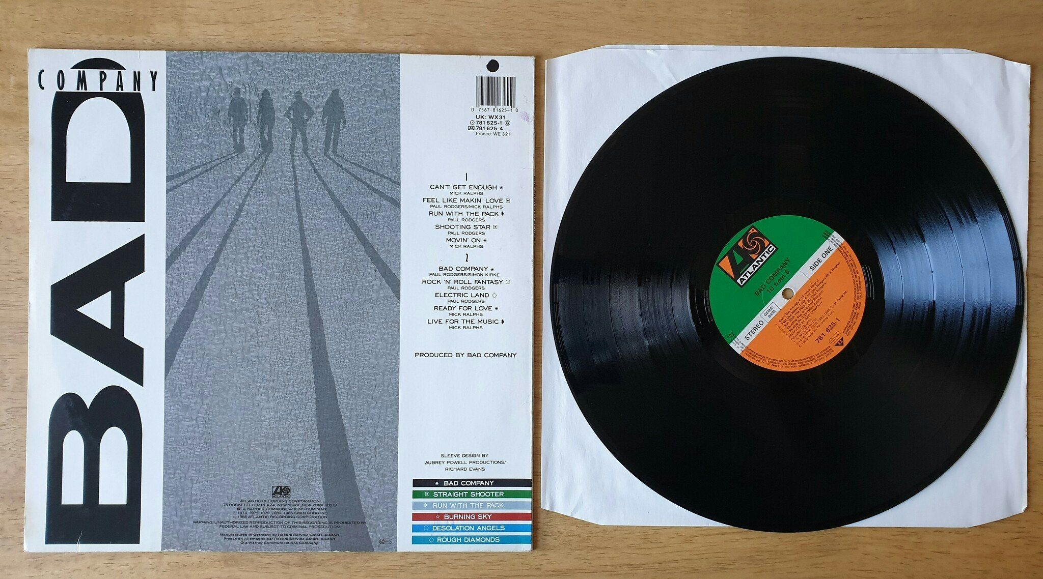 Bad Company, 10 from 6. Vinyl LP
