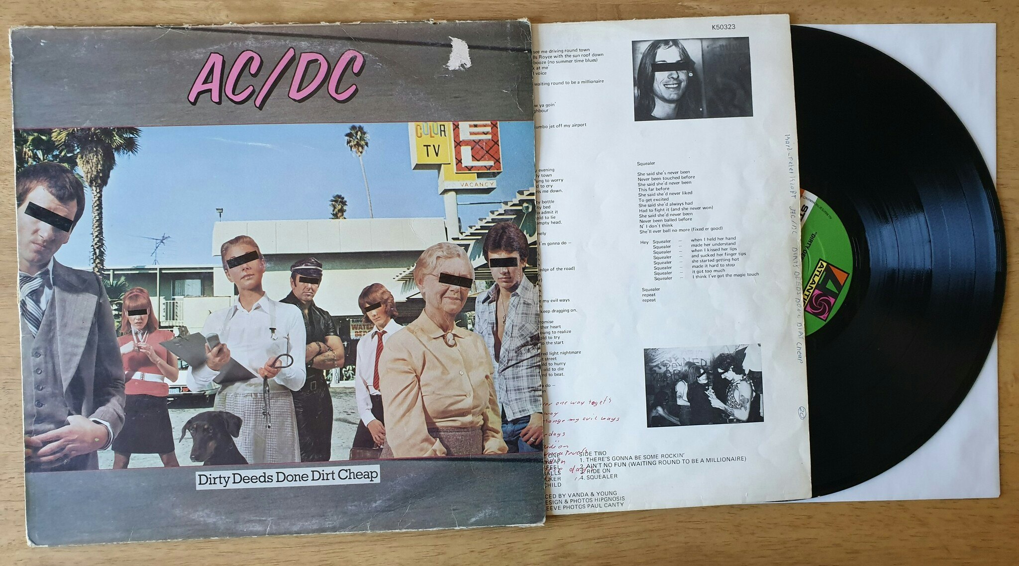 AC/DC, Dirty deeds done dirt cheap. Vinyl LP