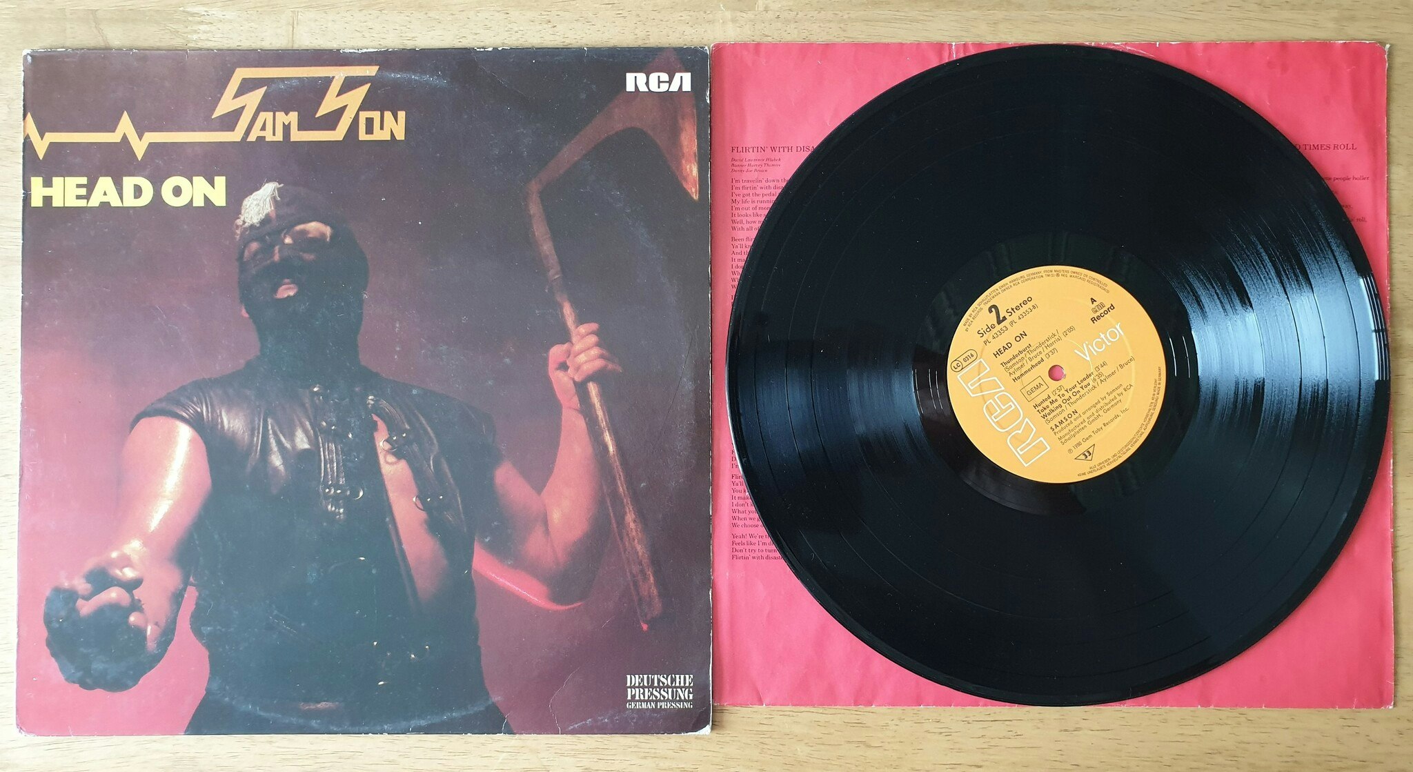 Samson, Head on. Vinyl LP