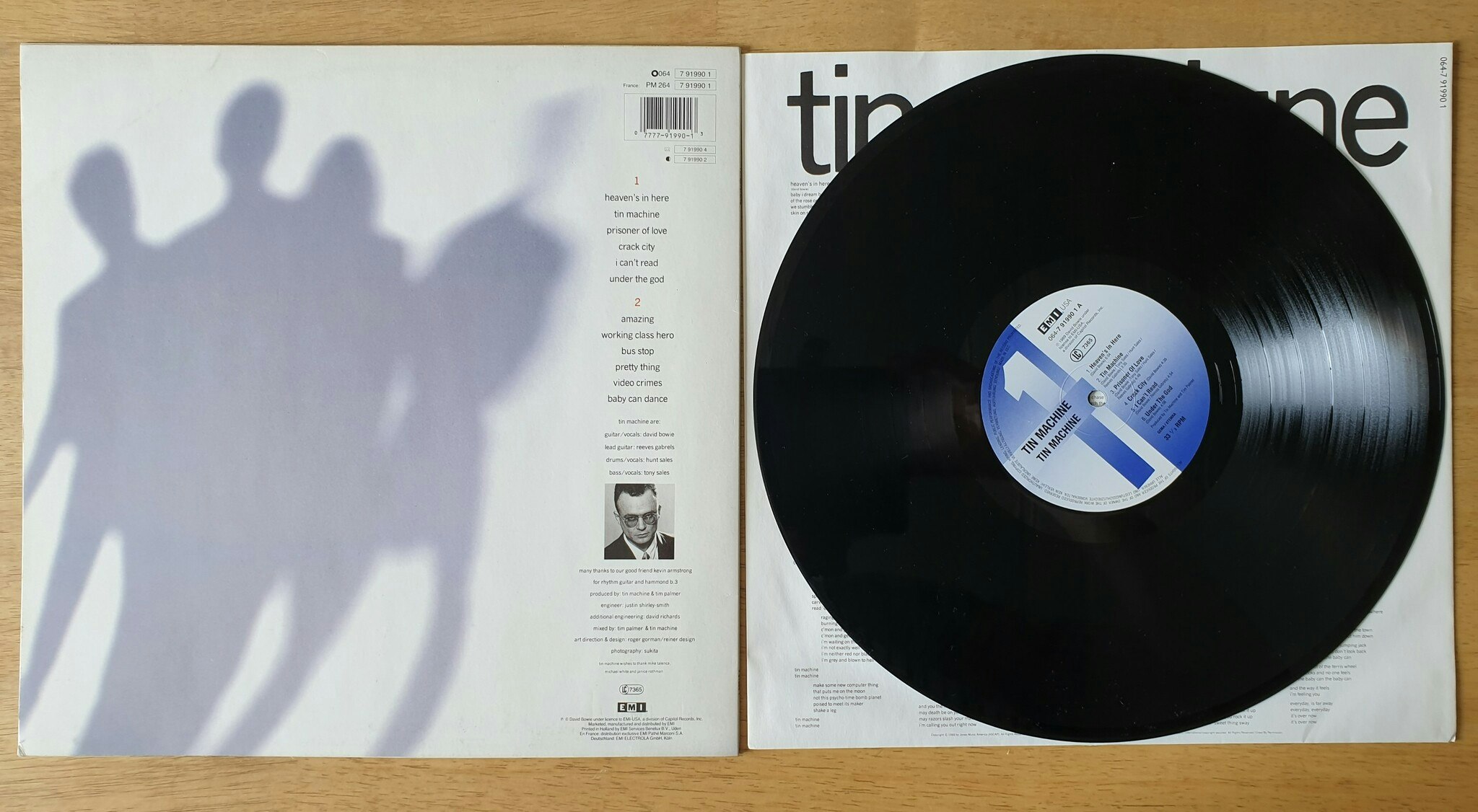Tin Machine, Tin Machine. Vinyl LP