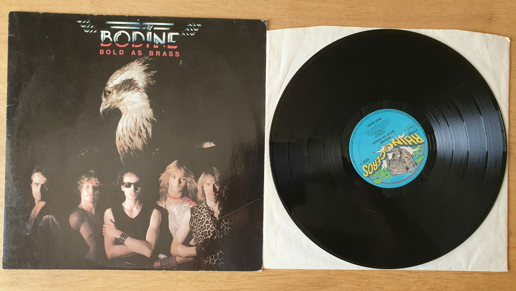 Bodine, Bold as brass. Vinyl LP