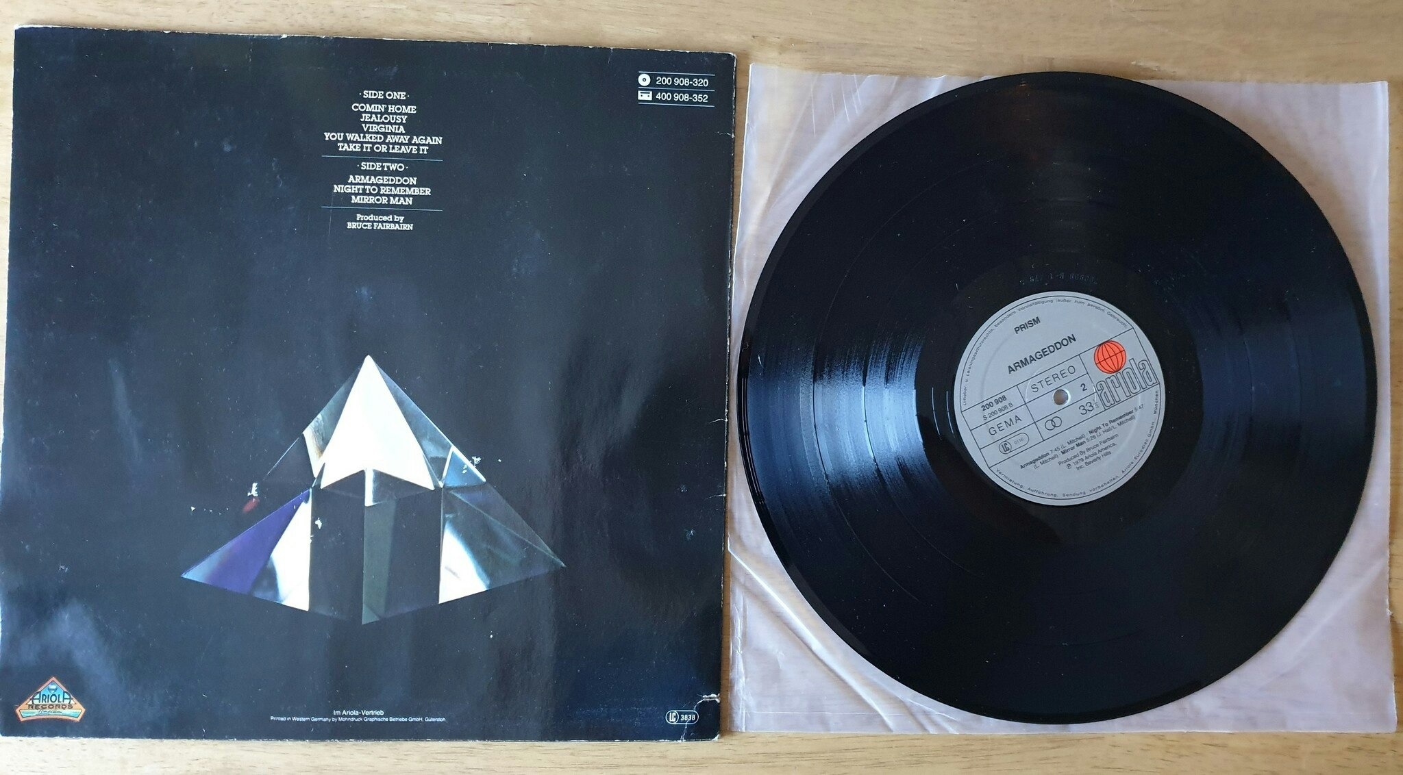 Prism, Arnageddon. Vinyl LP