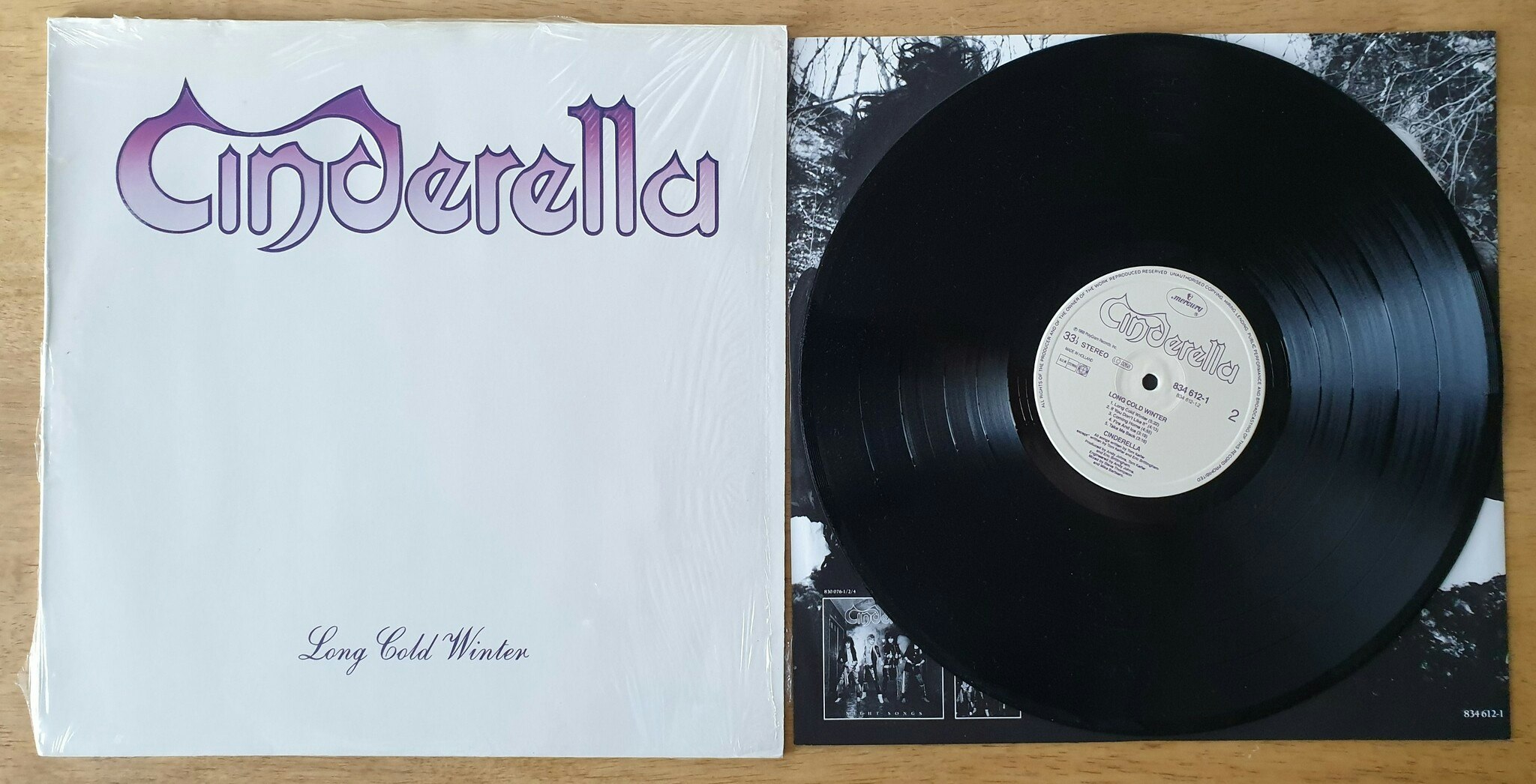Cinderella, Long cold winter. Vinyl LP