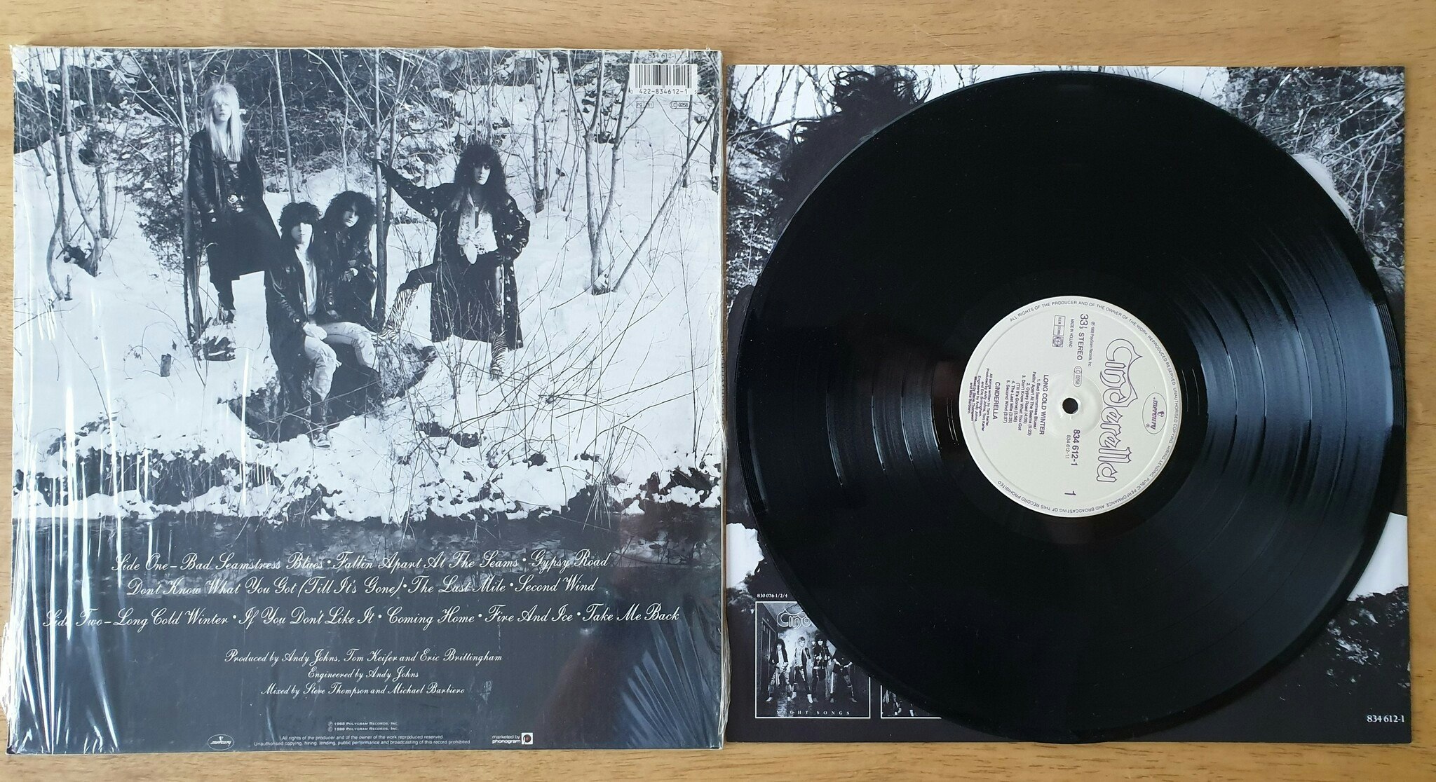 Cinderella, Long cold winter. Vinyl LP