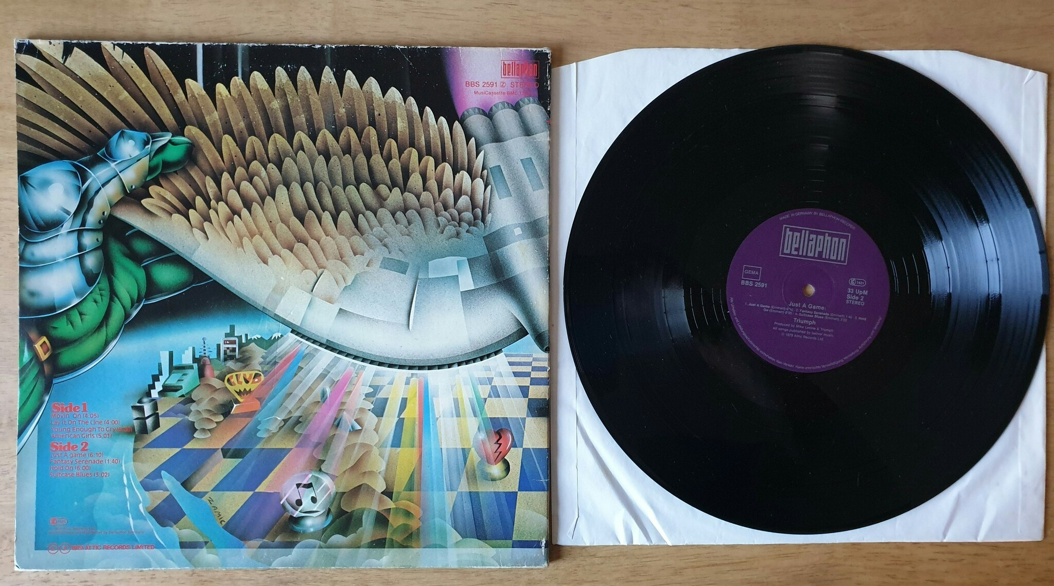 Triumph, Just a game. Vinyl LP