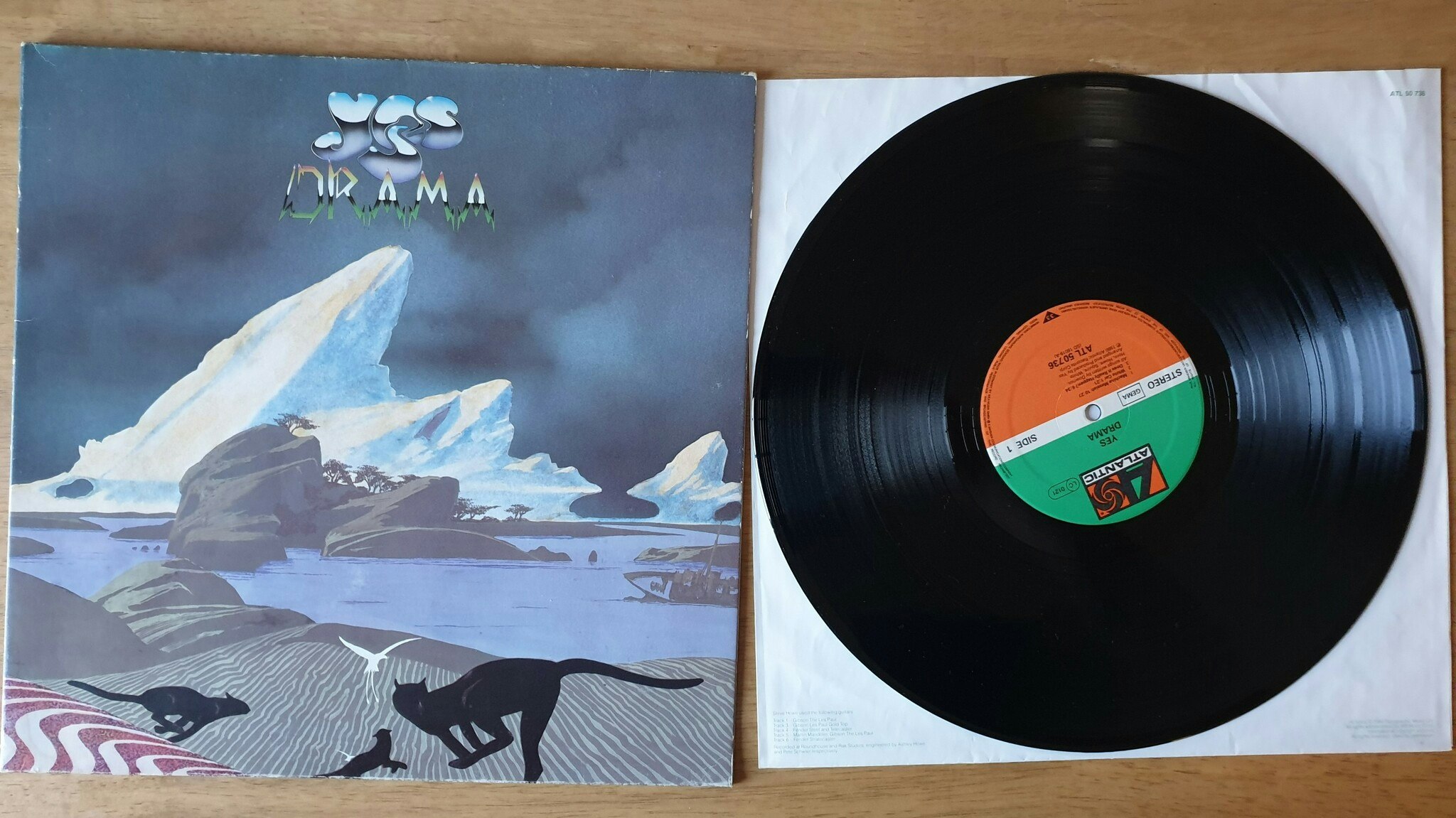 Yes, Drama. Vinyl LP
