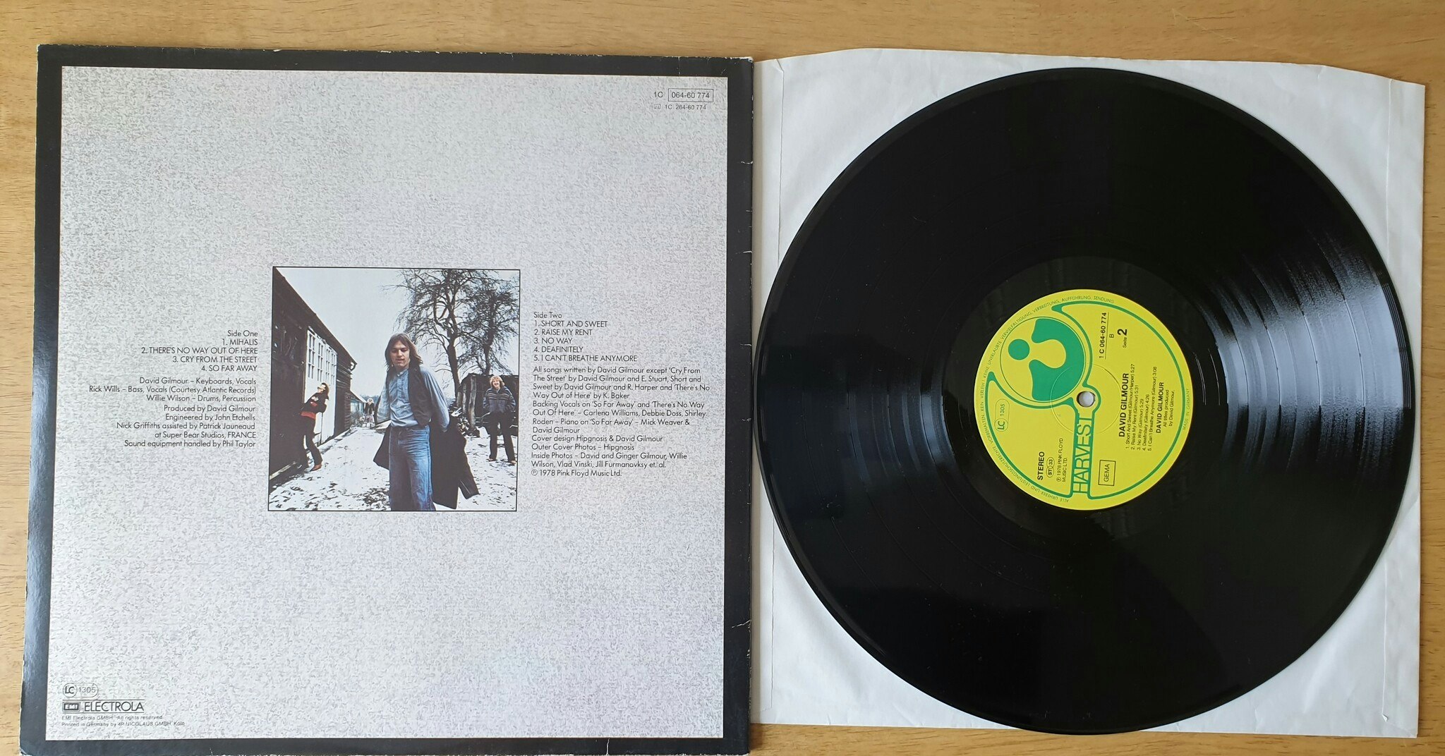 David Gilmour, David Gilmour. Vinyl LP
