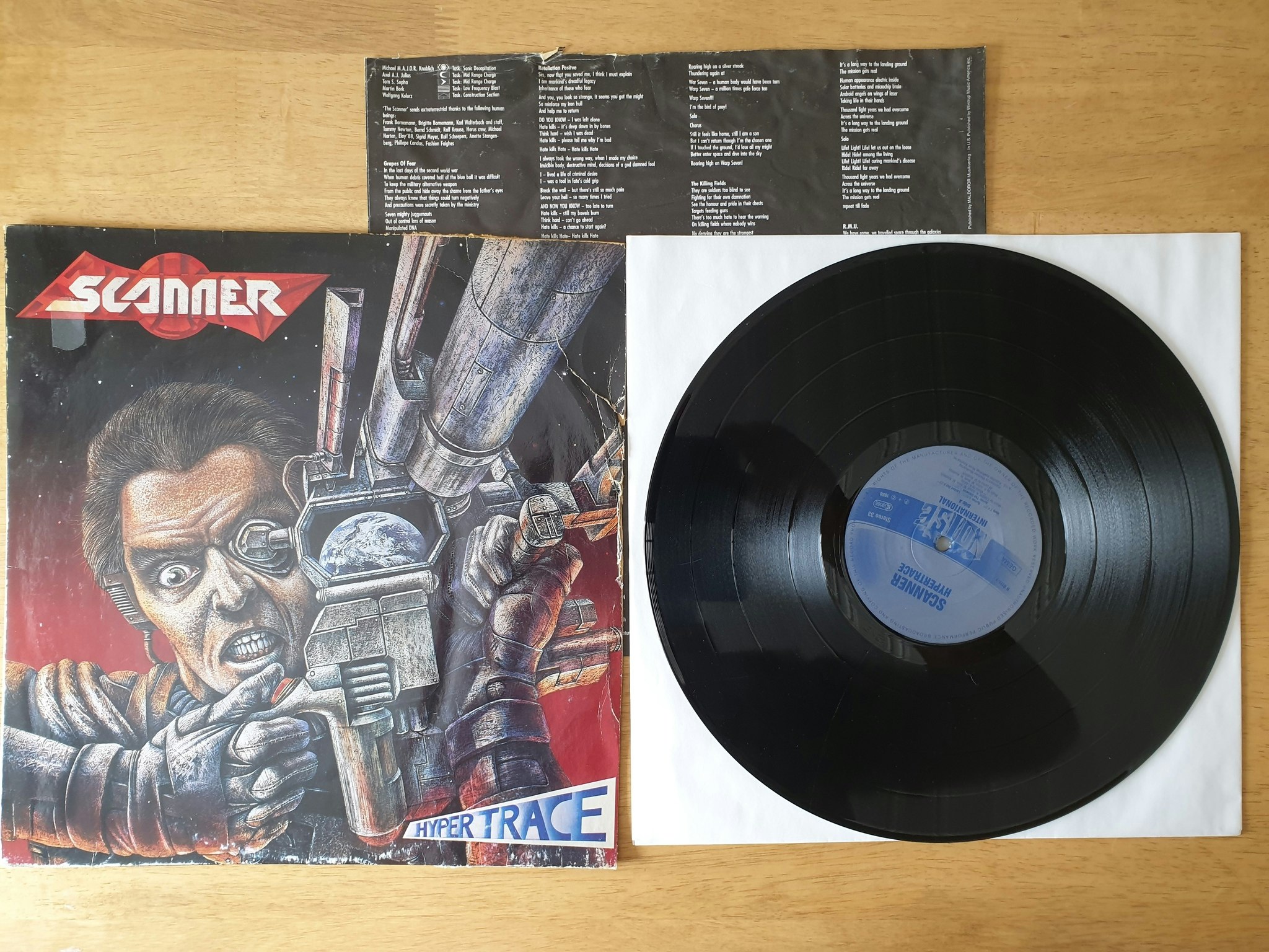 Scanner, Hypertrace. Vinyl LP
