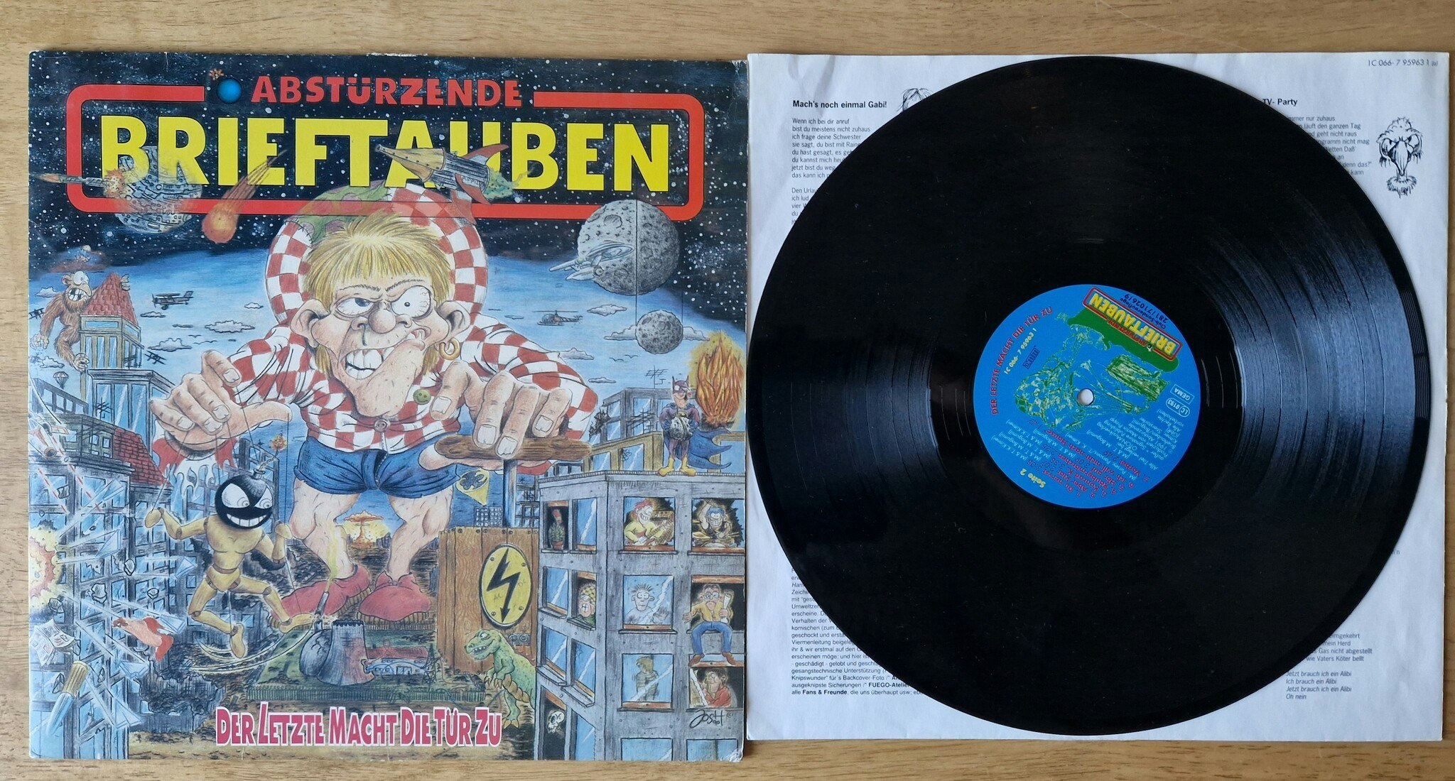 Abstürzende Brieftauben, Der letzte macht die tür zu. Vinyl LP