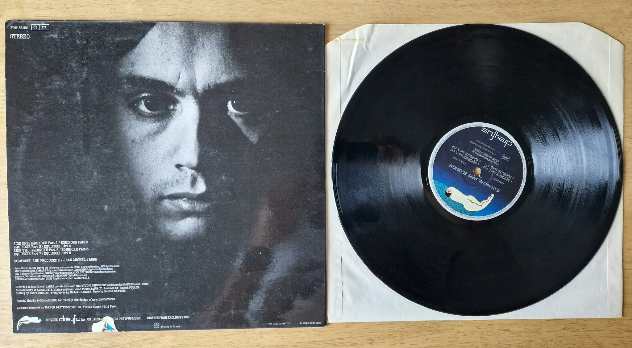 Jean Michel Jarre, Equinoxe. Vinyl LP
