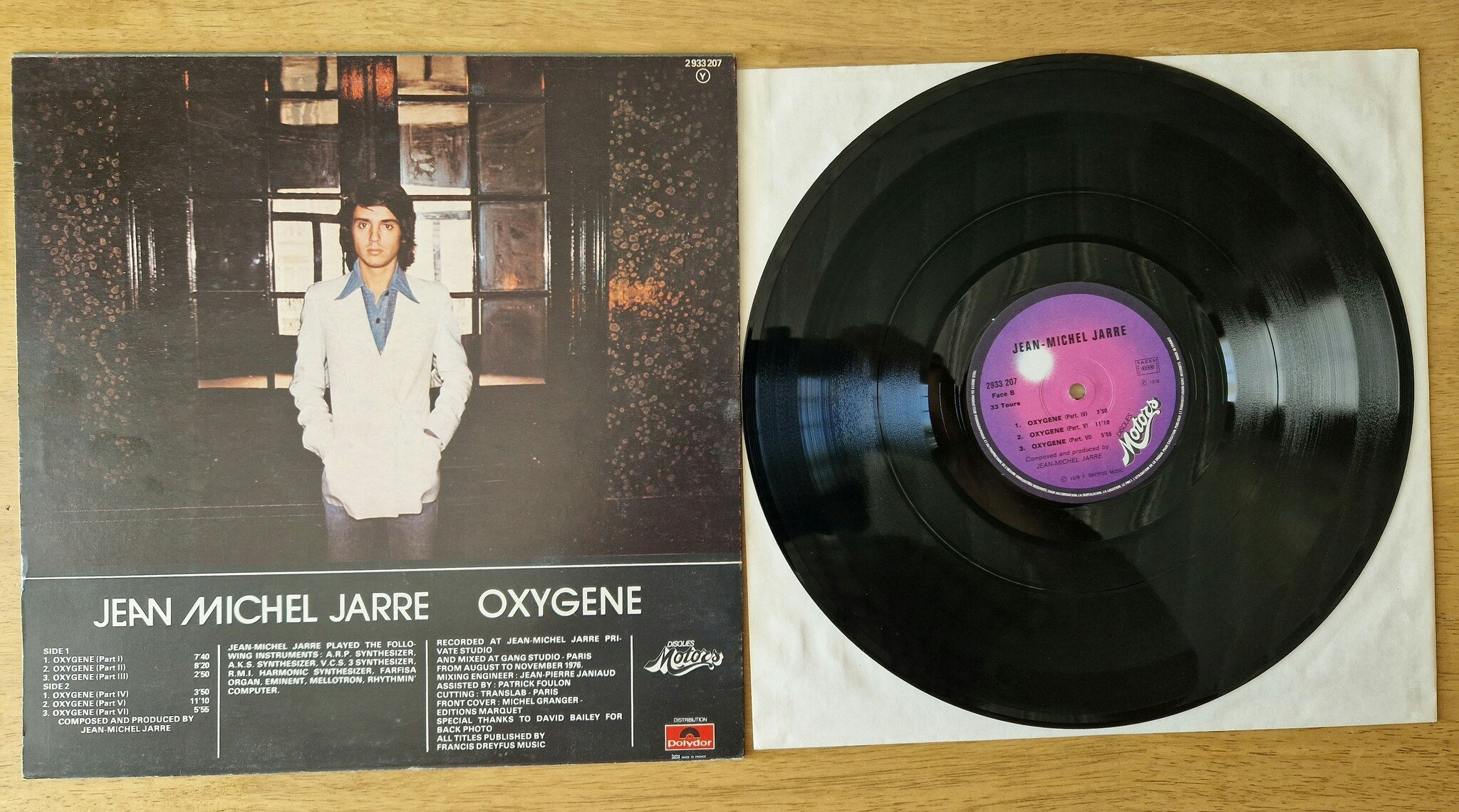 Jean Michel Jarre, Oxygene. Vinyl LP