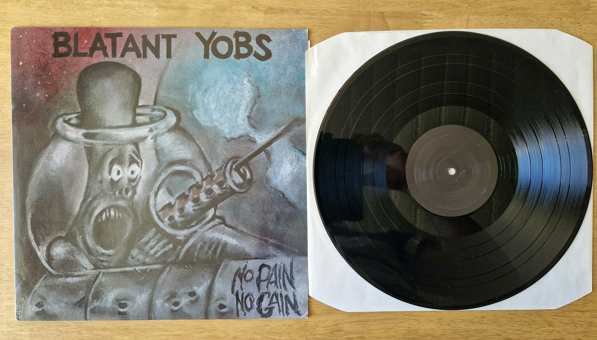Blatant Yobs, No pain no gain. Vinyl LP