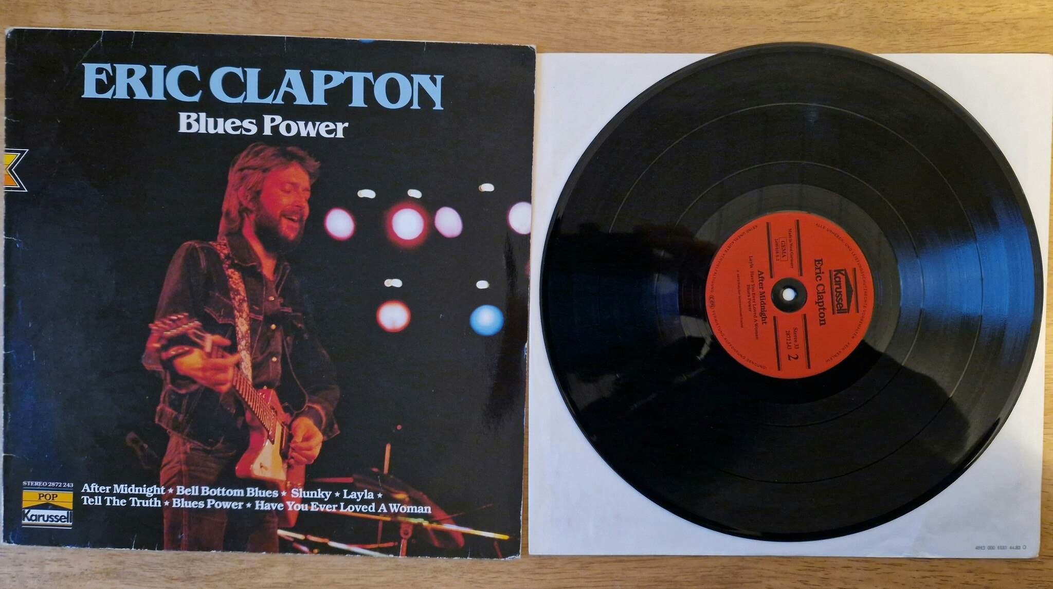 Eric Clapton, Blues power. Vinyl LP