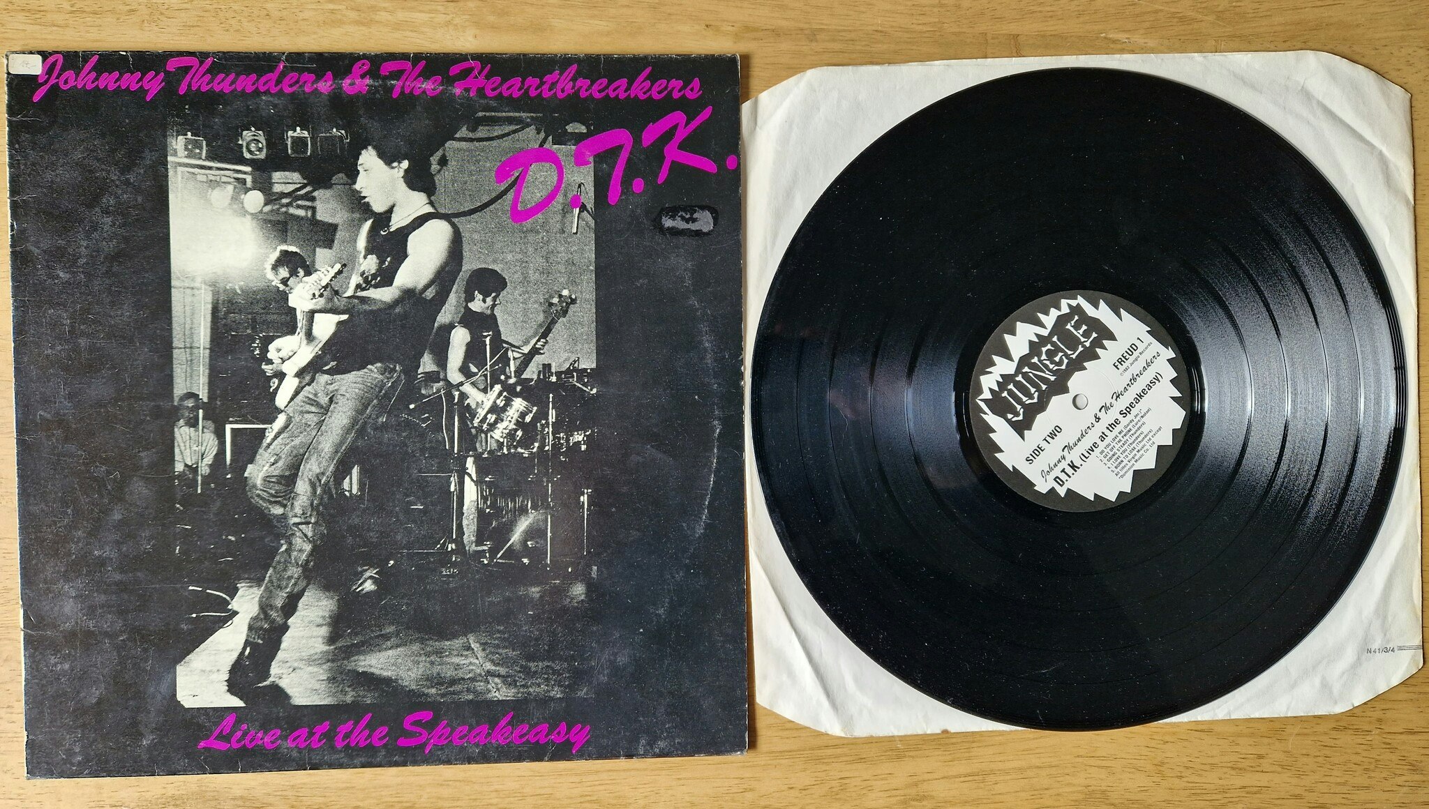 Johnny Thunders & the Heartbreakers, D.T.K. Live at the speakeasy. Vinyl LP