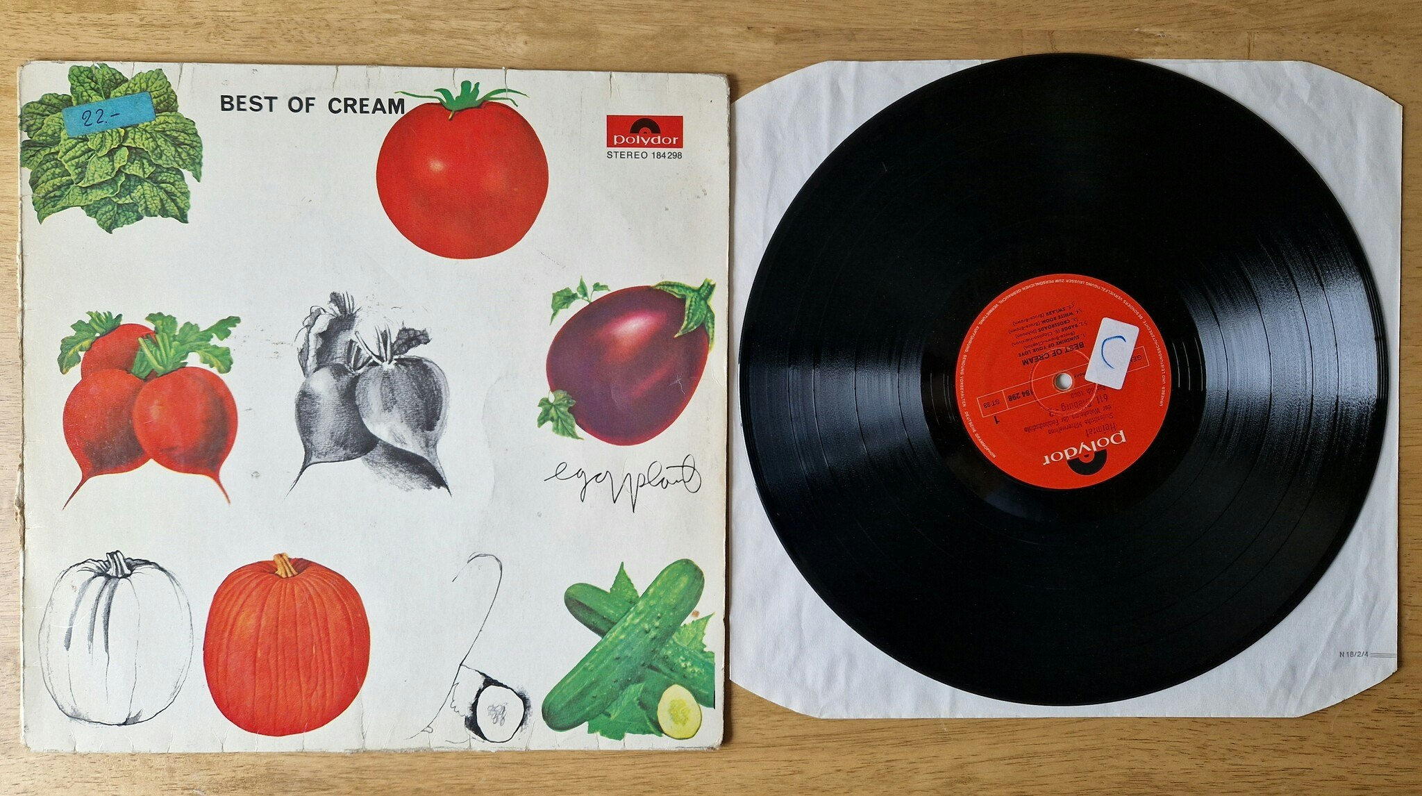 Cream, Best of Cream. Vinyl LP