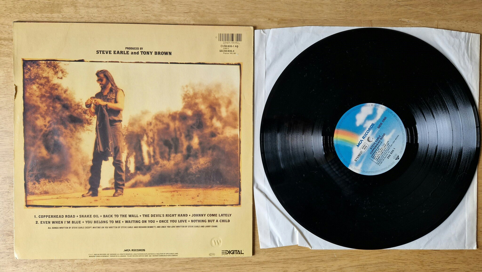 Steve Earl, Copperhead road. Vinyl LP
