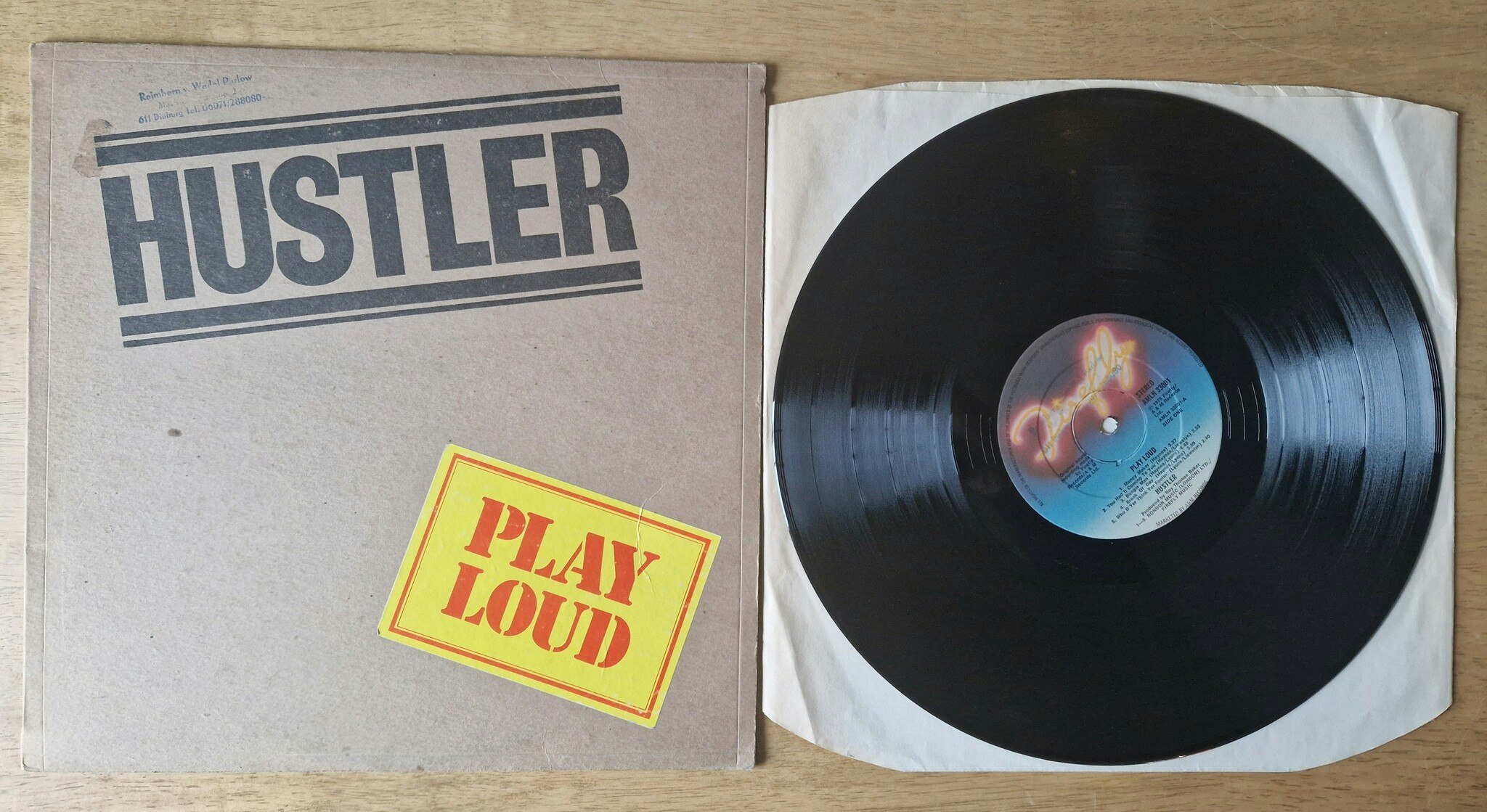 Hustler, Play loud. Vinyl LP
