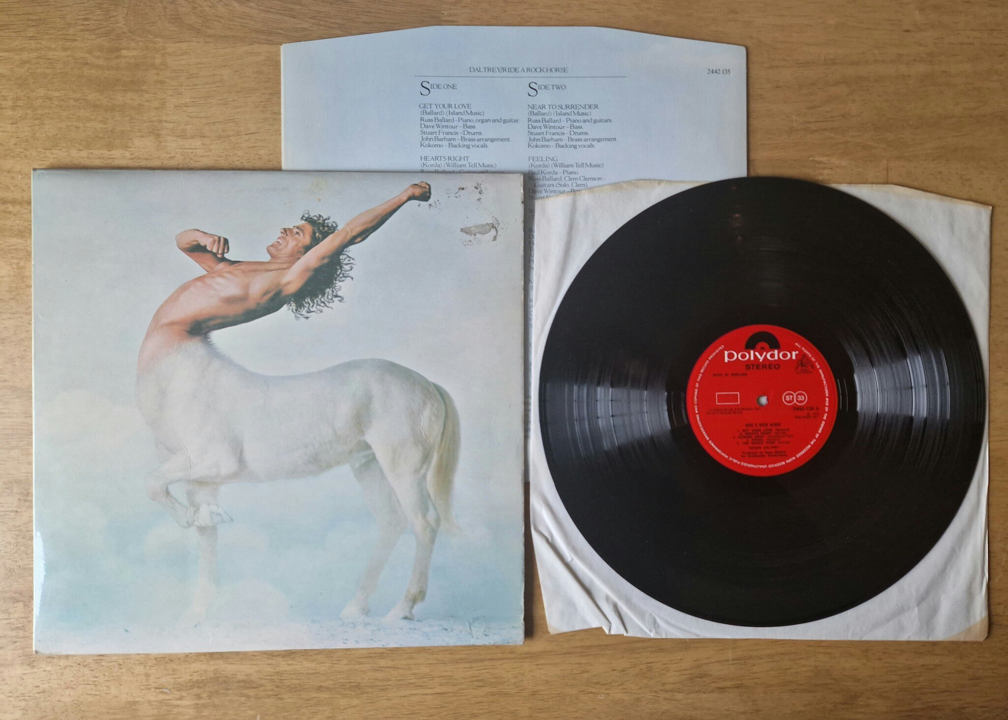 Roger Daltrey, Ride a rock horse. Vinyl LP
